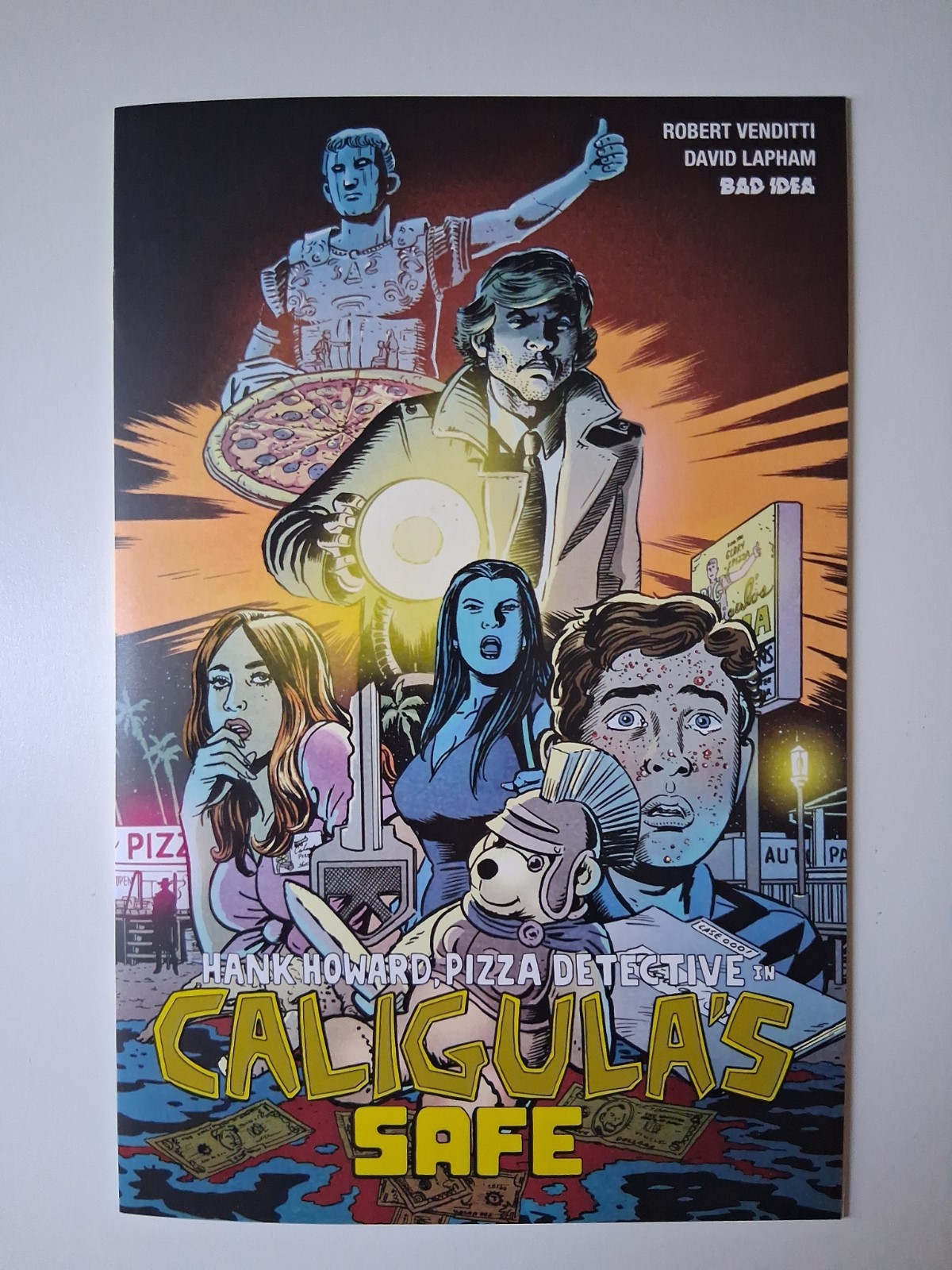 Hank Howard Pizza Detective in Caligula's Safe #1 Bad Idea 1st Print Comic NM+