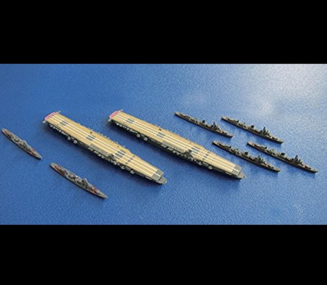 Fujimi 1:3000 Collectible Warship Series No. 4 - 5th Air Fleet Plastic Model Kit