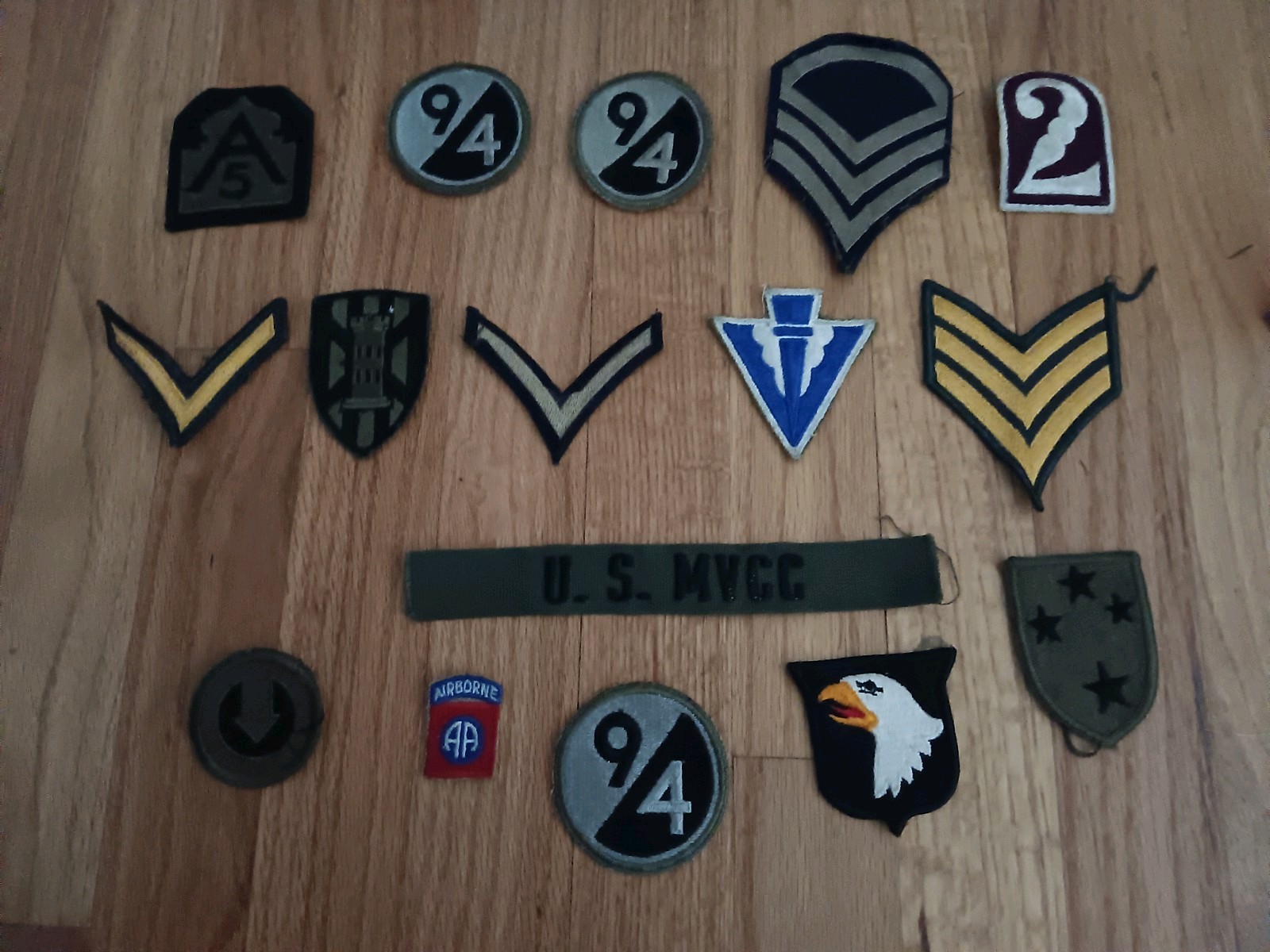 ARMY MILITARY PATCHES LOT OF 16