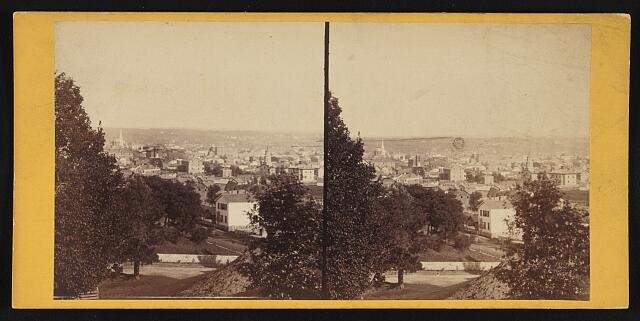 Photo:St Paul Minnesota 1867 City Panorama Stereoview