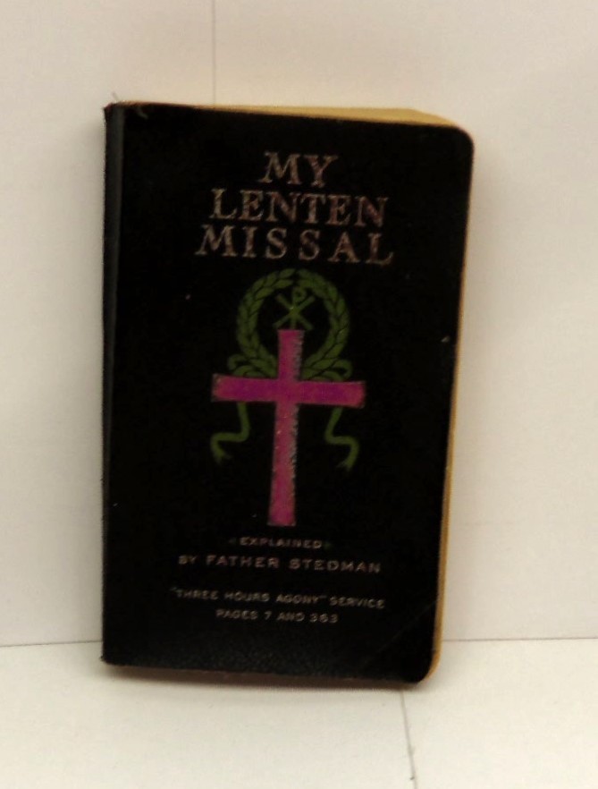 Rare Vintage 1941 'MY LENTEN MISSAL' Explained by Rev. Joseph Stedman