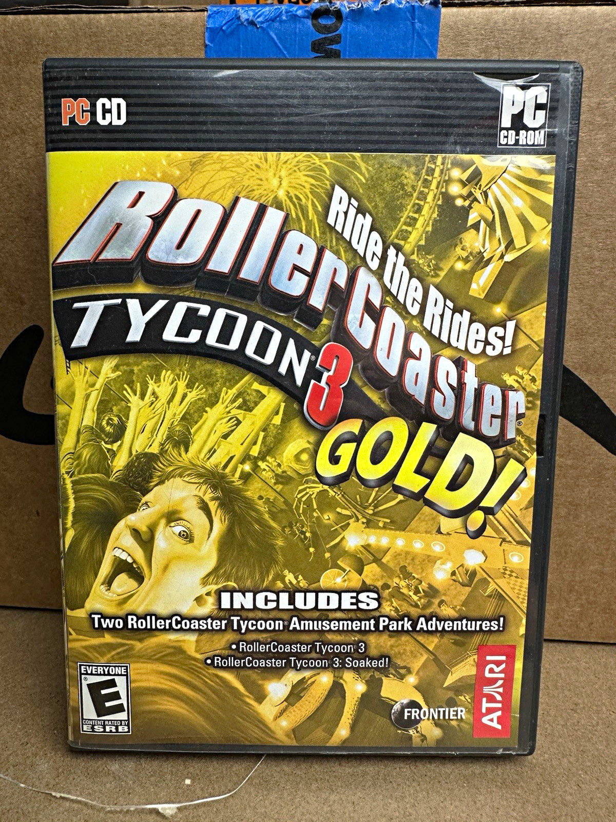 Atari RollerCoaster Tycoon 3 Gold Edition PC CD-ROM Simulation Game E 2005