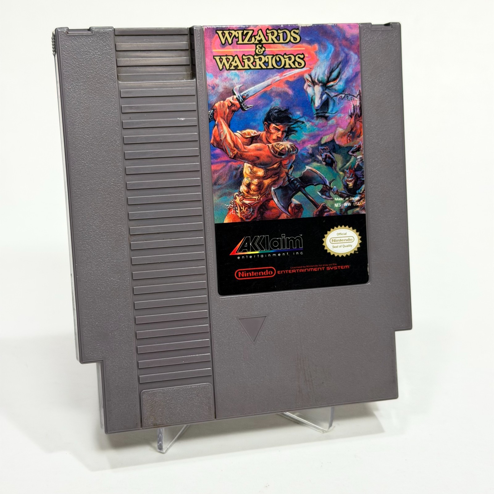 Wizards And Warriors Acclaim Rare Nintendo NES 1987 Loose Cartridge Only