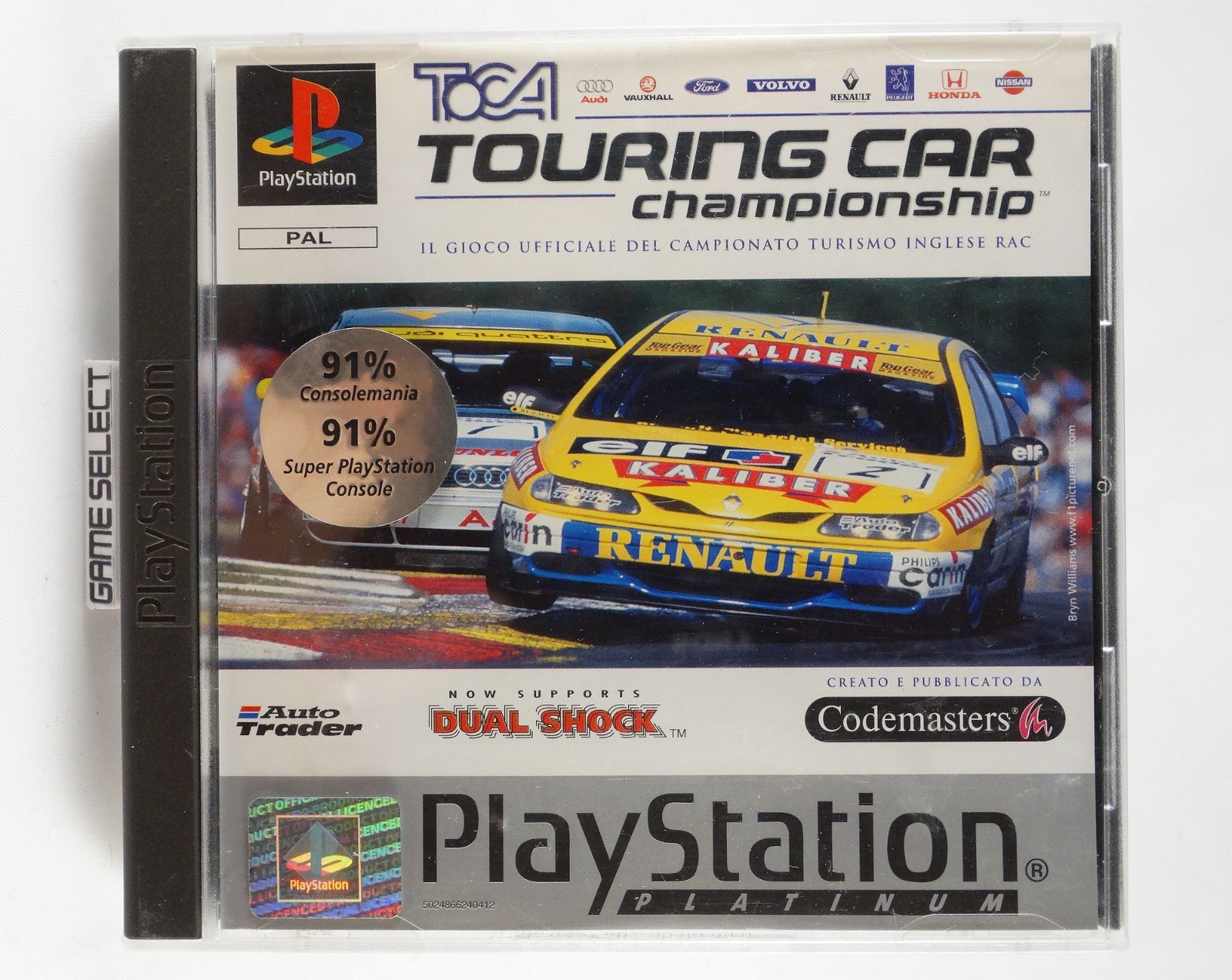 Toca Touring Car CHAMPIONSHIP Playstastation 1 ps1 ps2 ps3 pal - Complete**