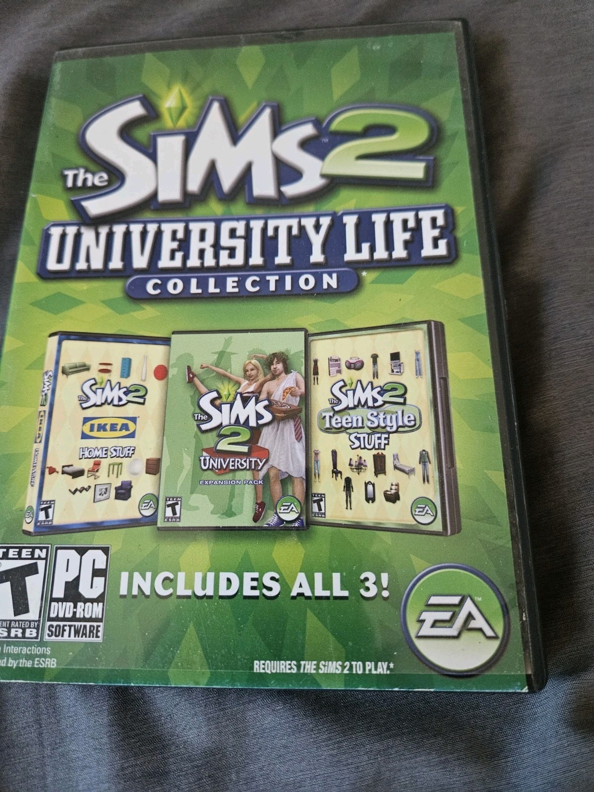 2009 The Sims 2 University Life Collection PC CD-Rom Video Game Complete CIB