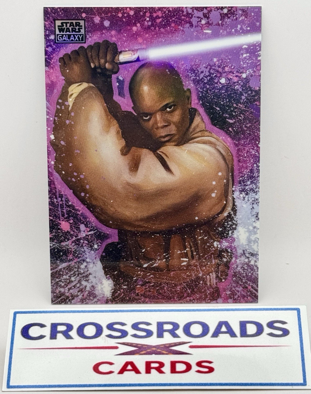 2026 Topps Chrome Star Wars Galaxy Mace Windu Force Energy #FE-9