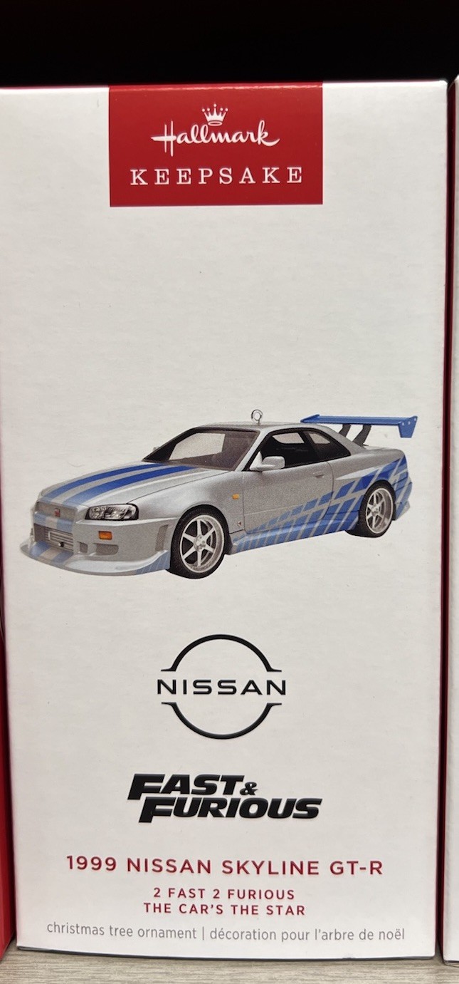 Hallmark Keepsake 2026 Nissan Skyline GT-R 1999 2 Fast 2 Furious