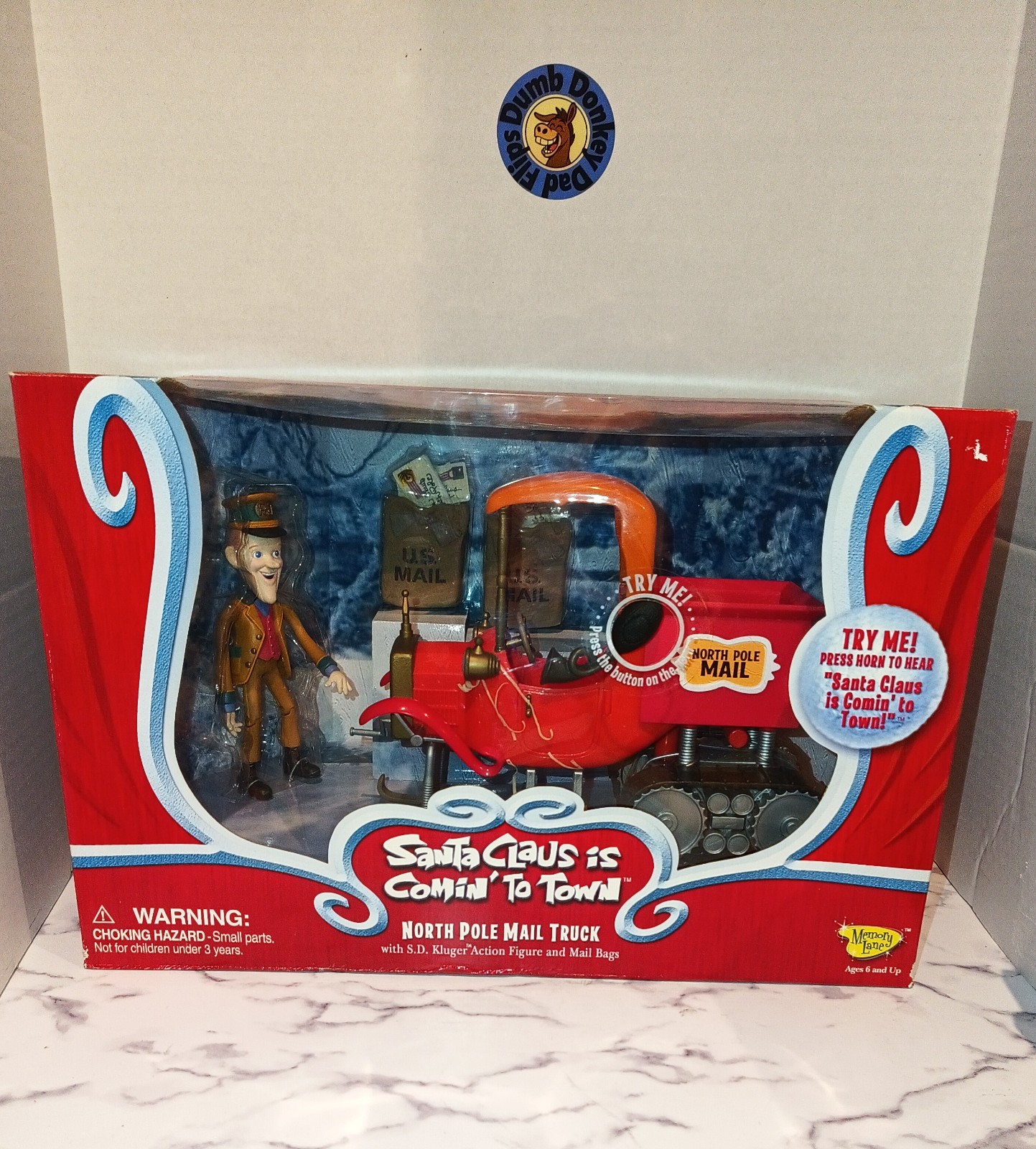 Santa Claus Is Comin' To Town North Pole Mail Truck New In Box Memory Lane