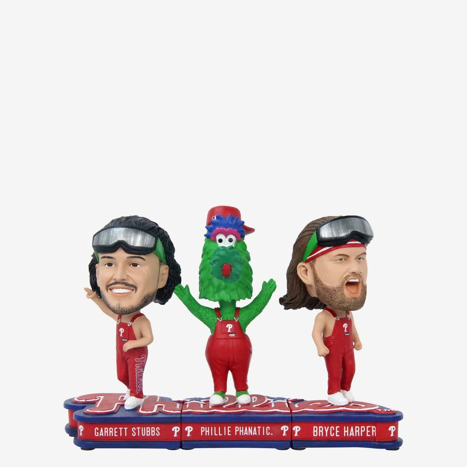 Harper Stubbs Phillie Phanatic Philadelphia Phillies Overalls Bighead Bobblehead