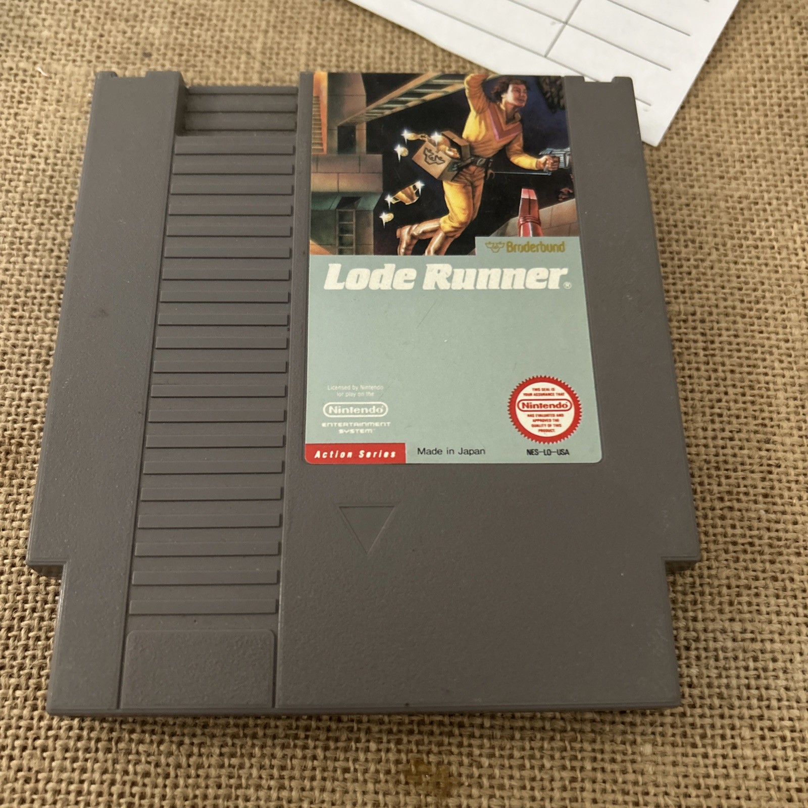 Lode Runner NES Cartridge Tested and Working Authentic