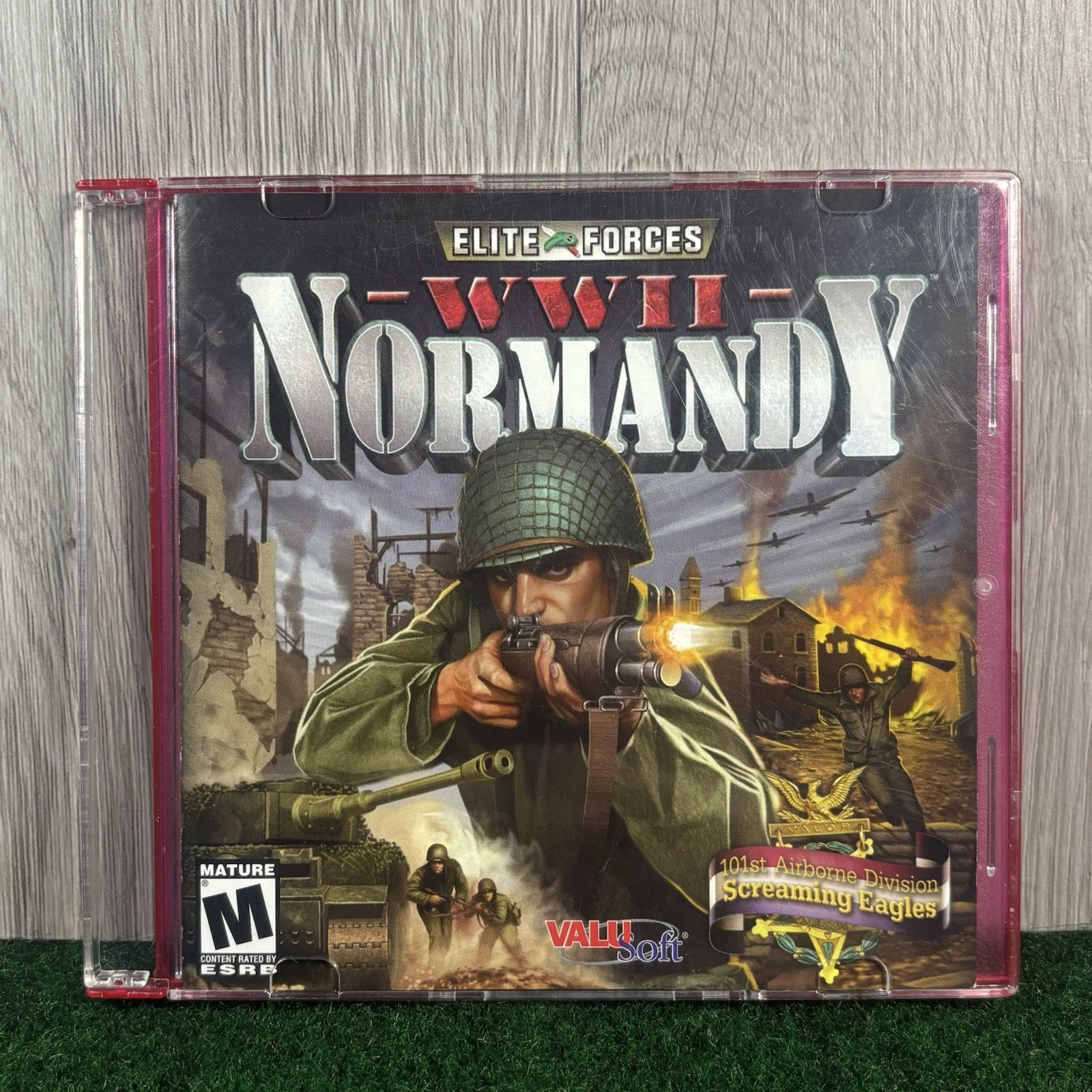 WWII Normandy Elite Forces PC CD-Rom 2001 Computer Video Game Not original Case