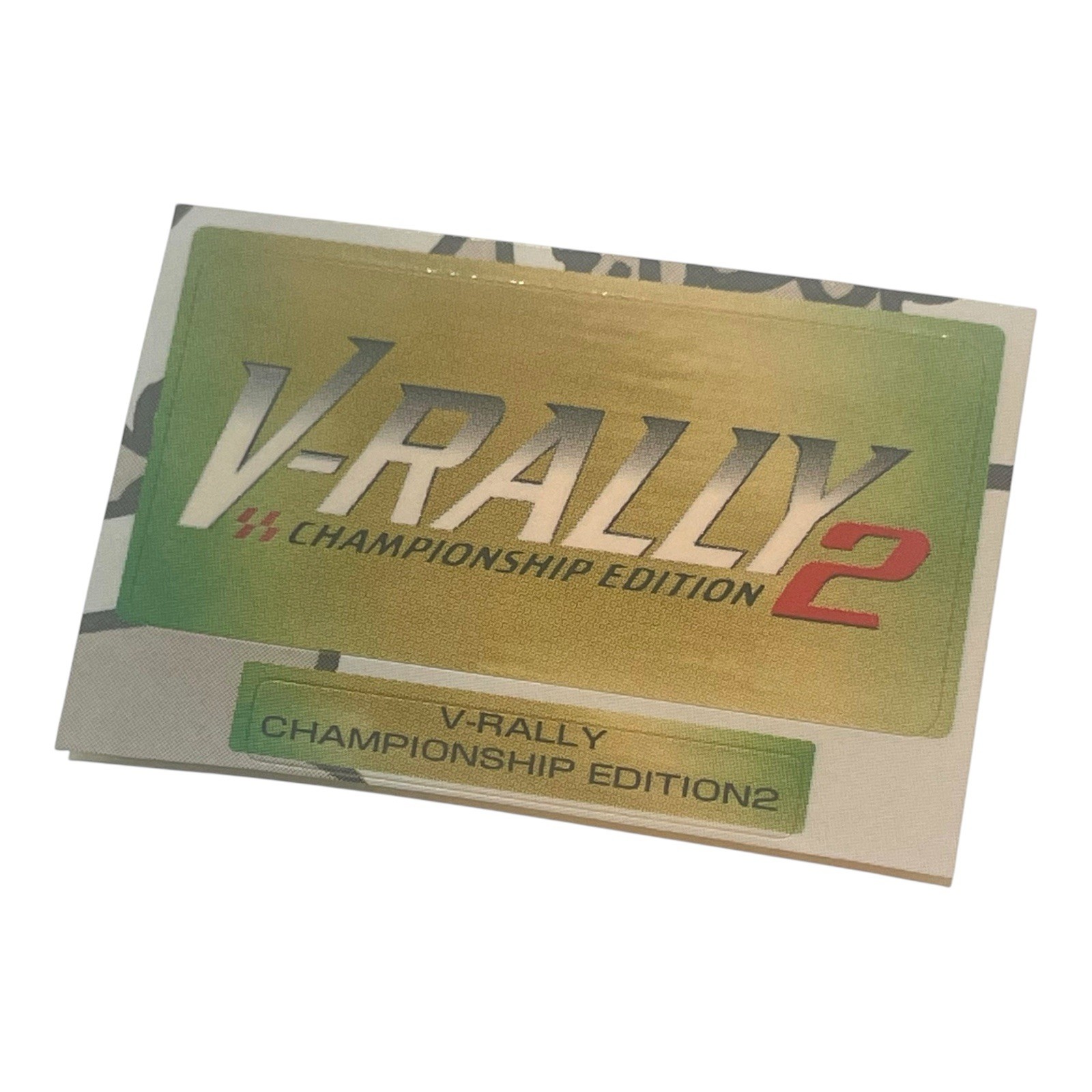 Sony PlayStation 1 PS1 Need for Speed V-Rally 2 Championship Memory Card Sticker