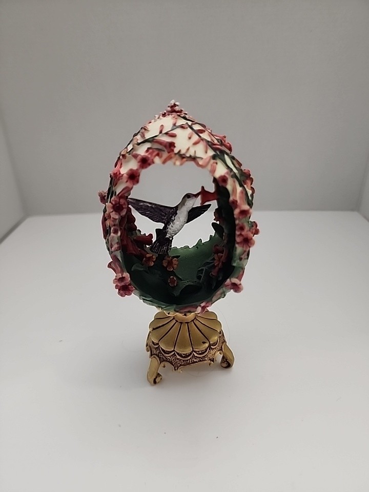 Franklin Mint Hummingbird House of Faberge Egg PP3536 96 