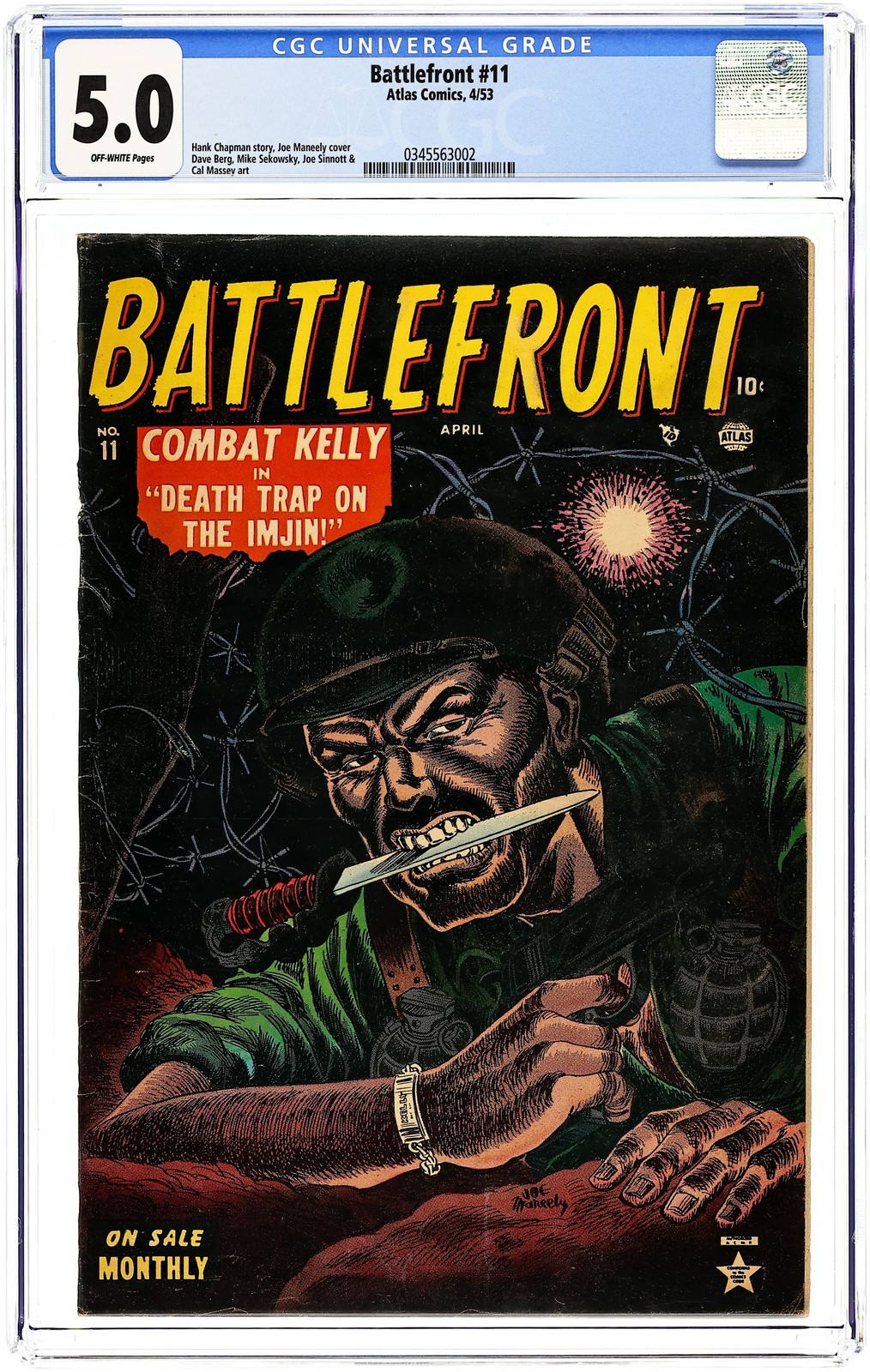 Battlefront #11 CGC 5.0 1953 0345563002