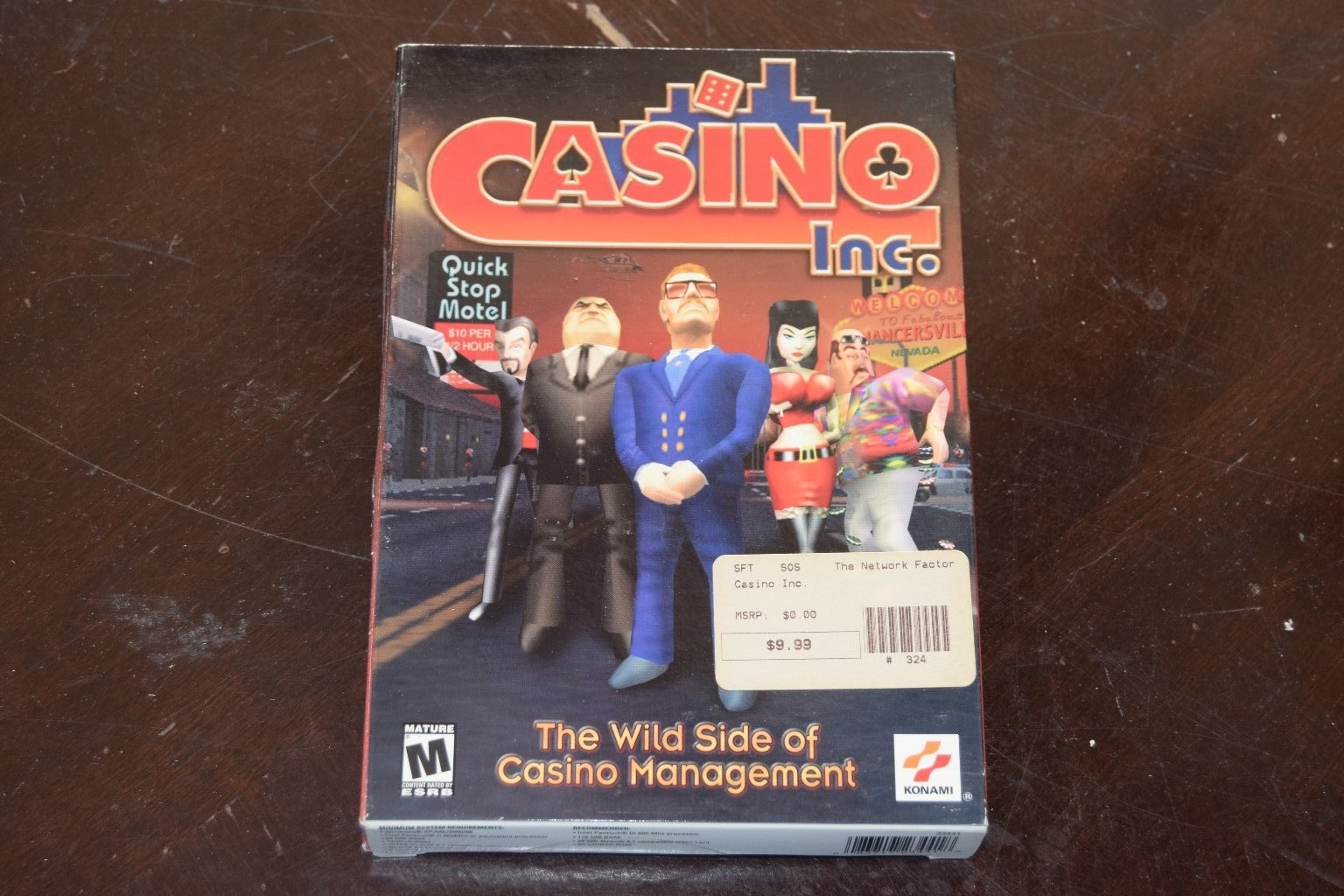 Casino Inc. PC CD ROM Simulation Management Tycoon Big Box Complete New Sealed