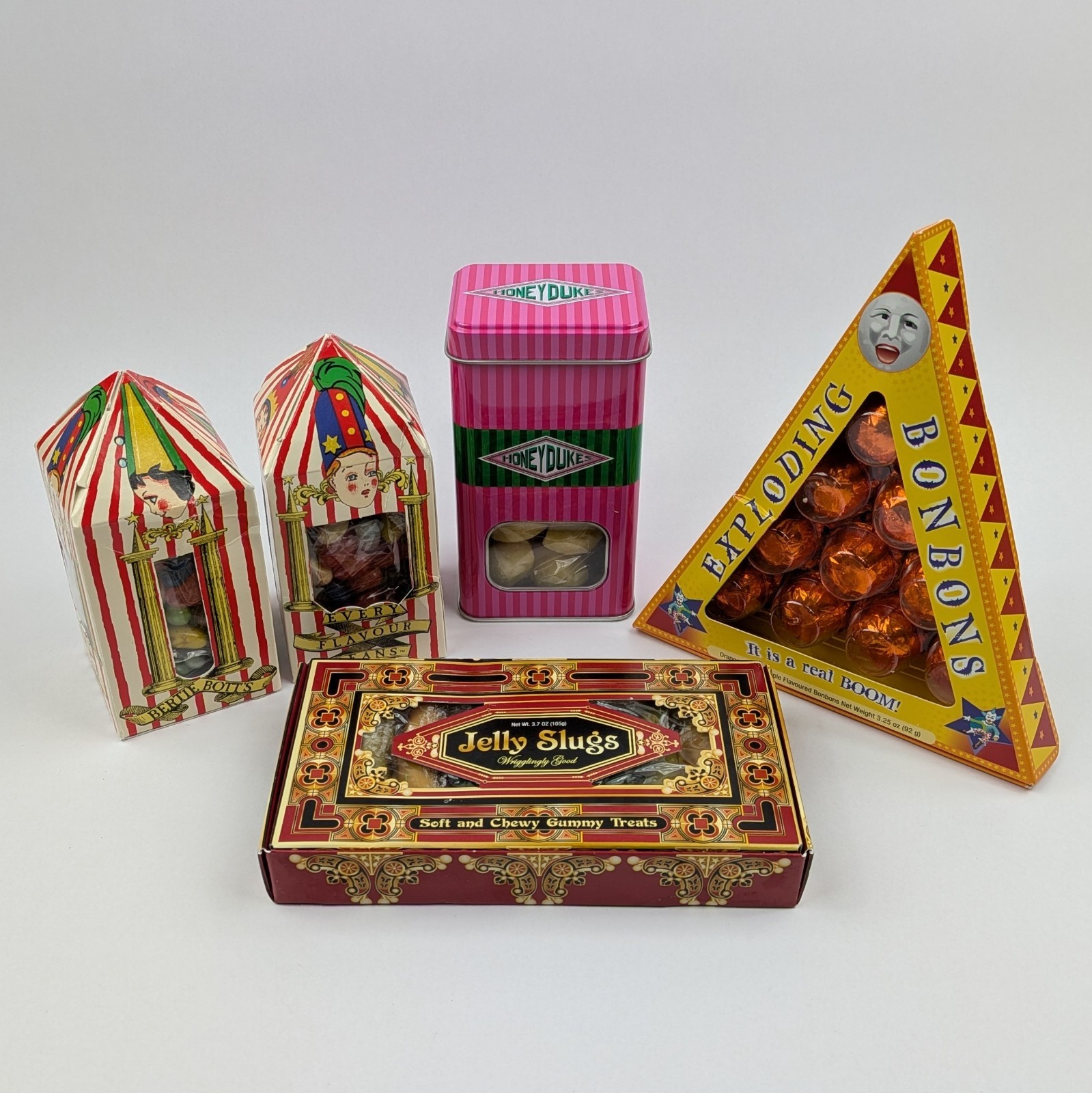 5pc Lot Wizarding world Harry Potter Candy Honeydukes Beans Slugs Sealed EXPIRED