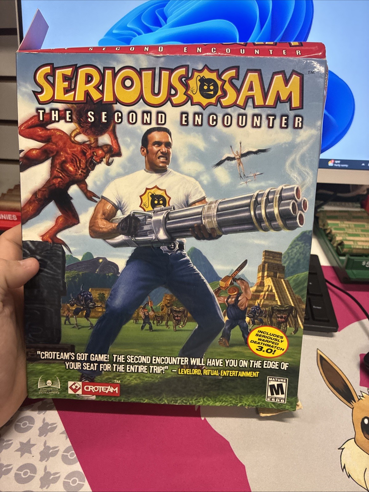 Vintage Serious Sam -The Second Encounter Small Box for PC