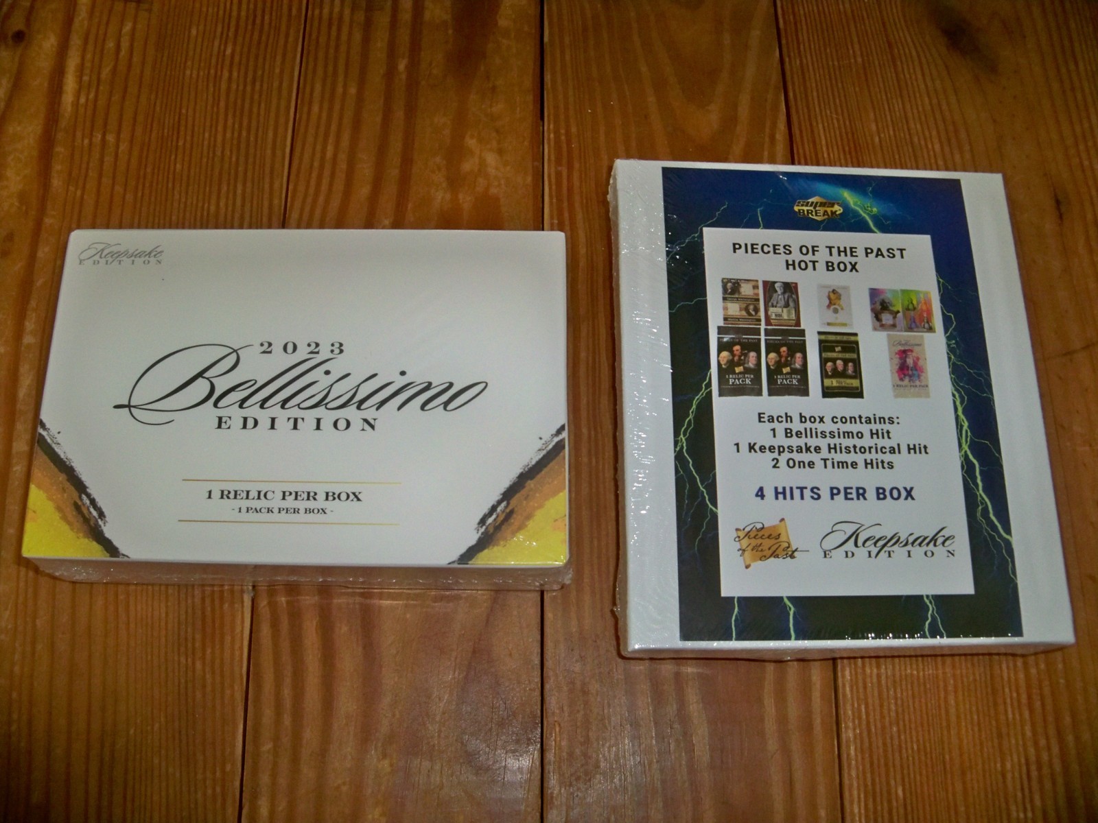 2 Sealed Keepsake Editions -- PIECES PAST Super Break 2024 HOT BOX / BELLISSIMO