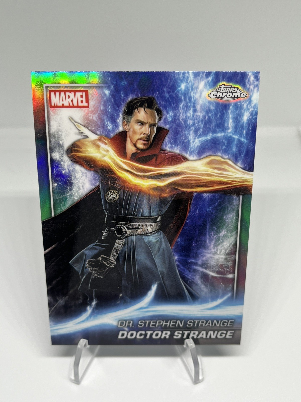 2025 Topps Marvel Chrome Studios Doctor Strange Refractor #65