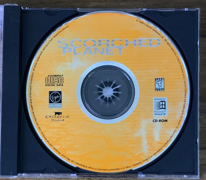 SCORCHED PLANET PC CD ROM WIN WINDOWS 95 Disc Only