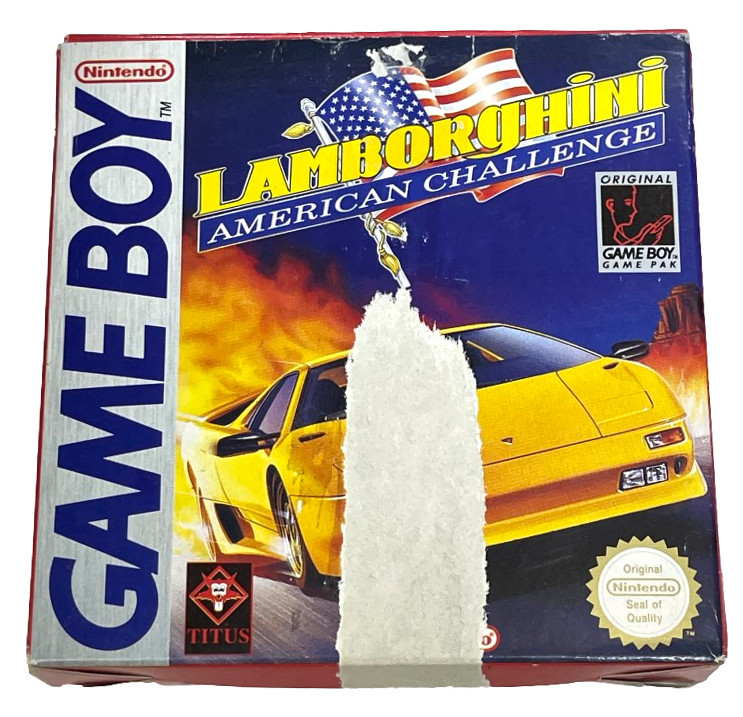 Lamborghini American Challenge Nintendo Gameboy *Complete* Boxed