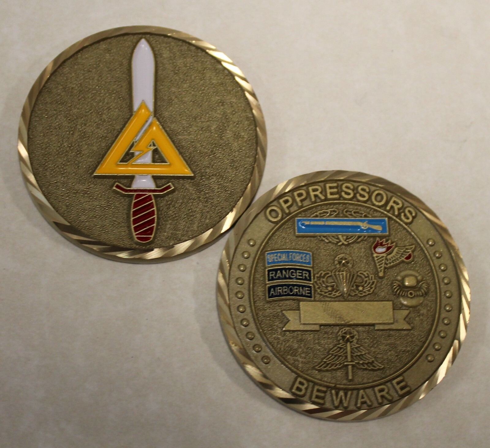 DELTA FORCE CAG Special Forces Green Berets Army Challenge Coin 
