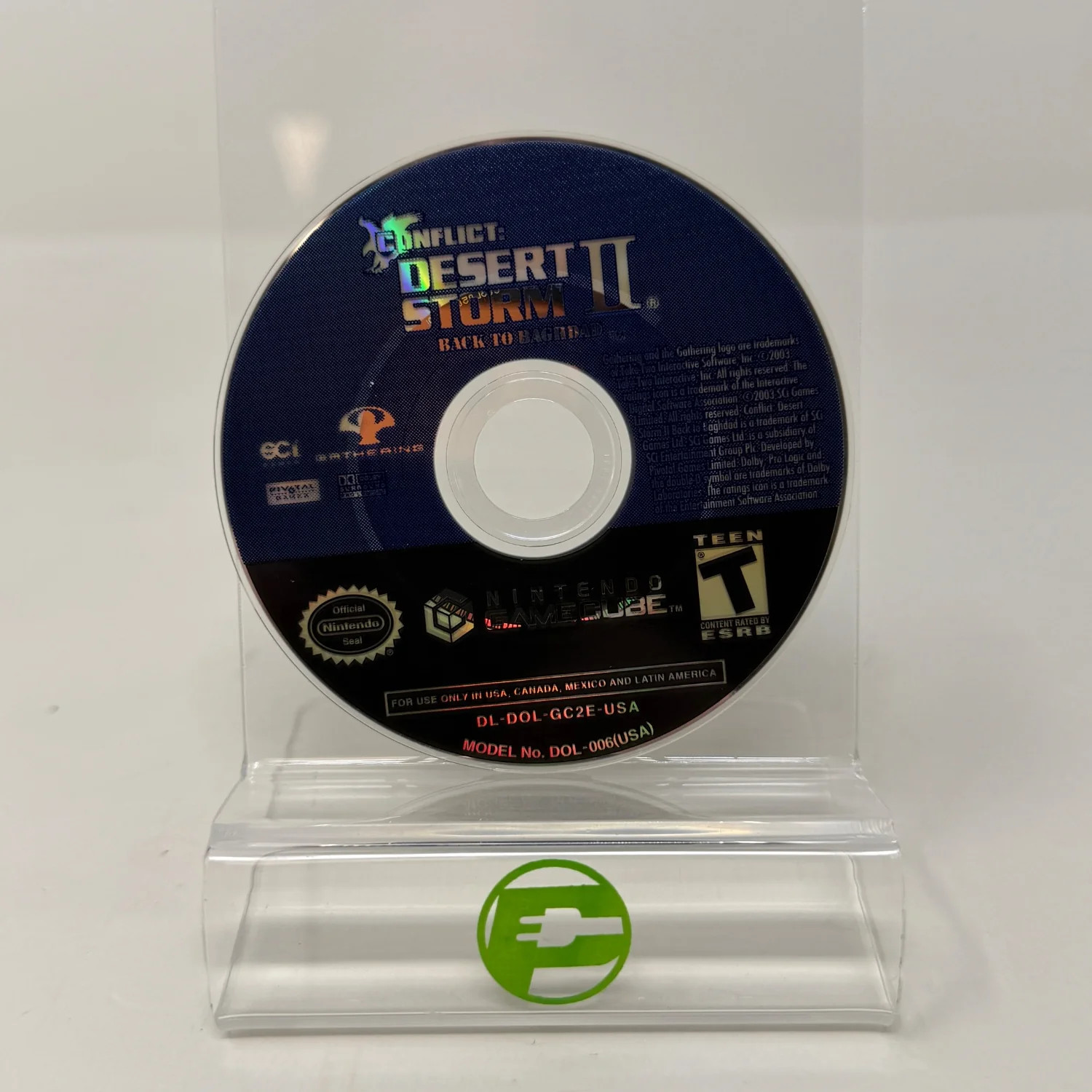 Conflict Desert Storm 2 (Nintendo GameCube, 2004) Disc Only
