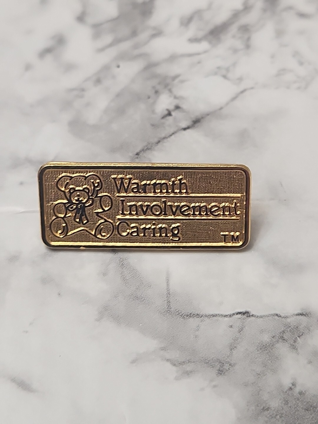 WIC Warmth Involvement Caring Gold Tone Lapel Pin Hat Lanyard Pins Tie Tack