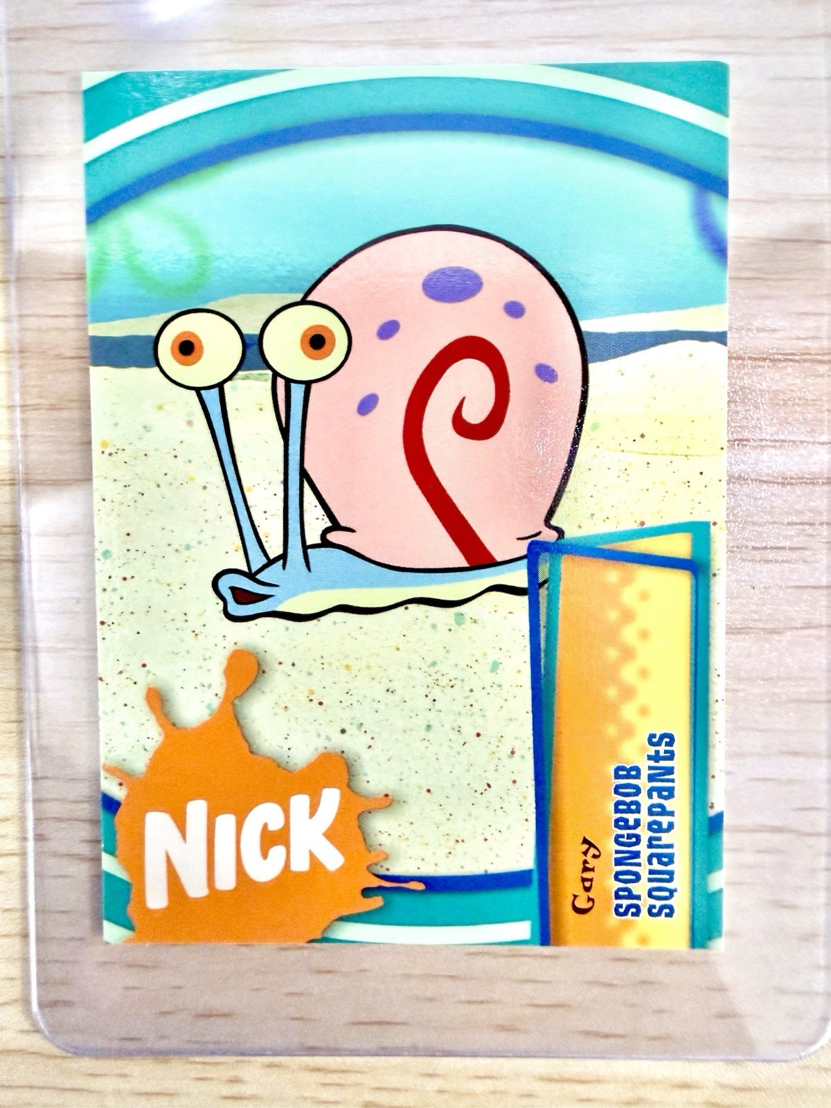 2004 UPPER DECK NICKTOONS SPONGEBOB SQUAREPANTS GARY CARD # NT-55