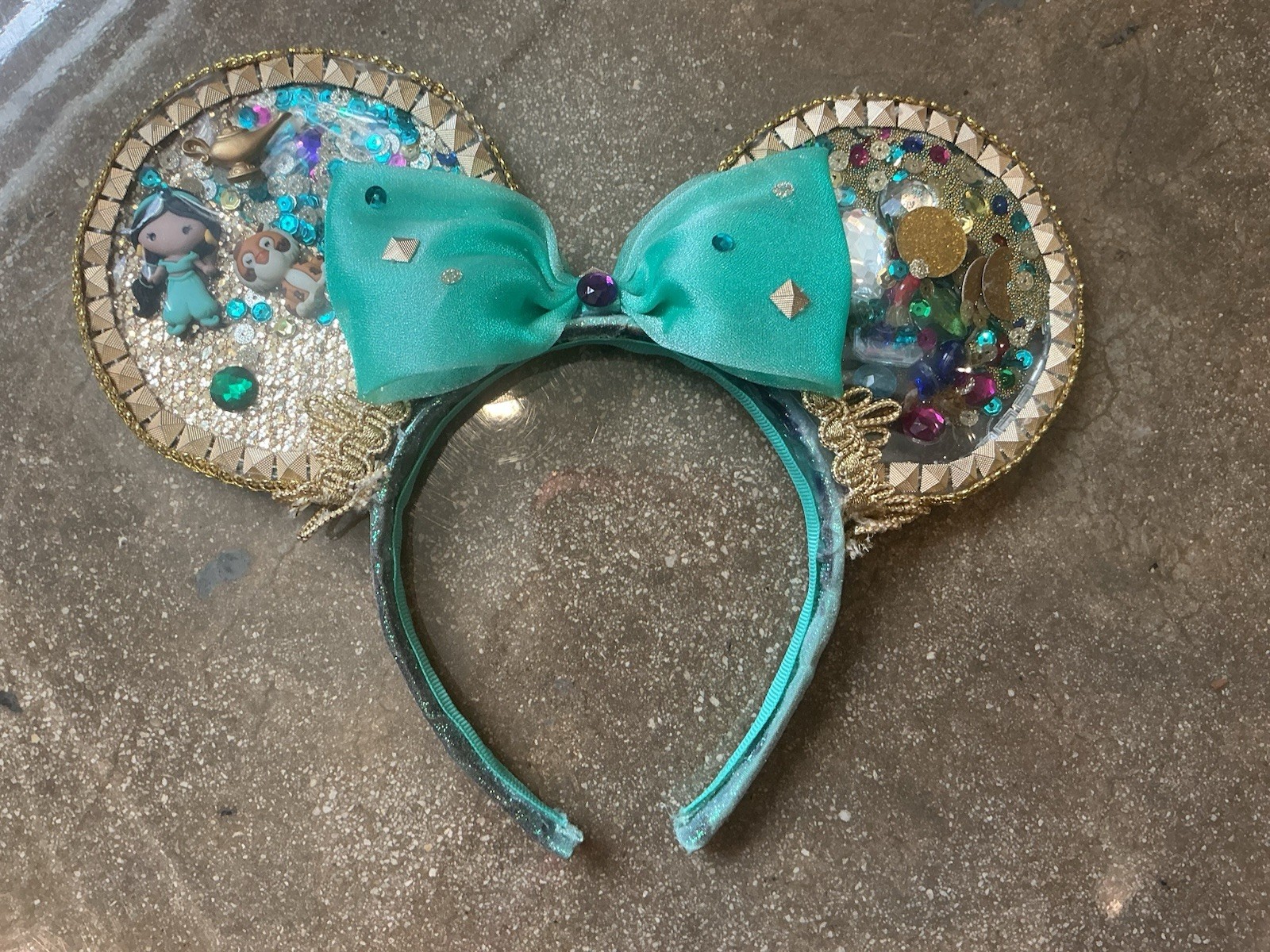 Aladdin Disney Ears Handmade One of A Kind Disney Inspired *only 1*