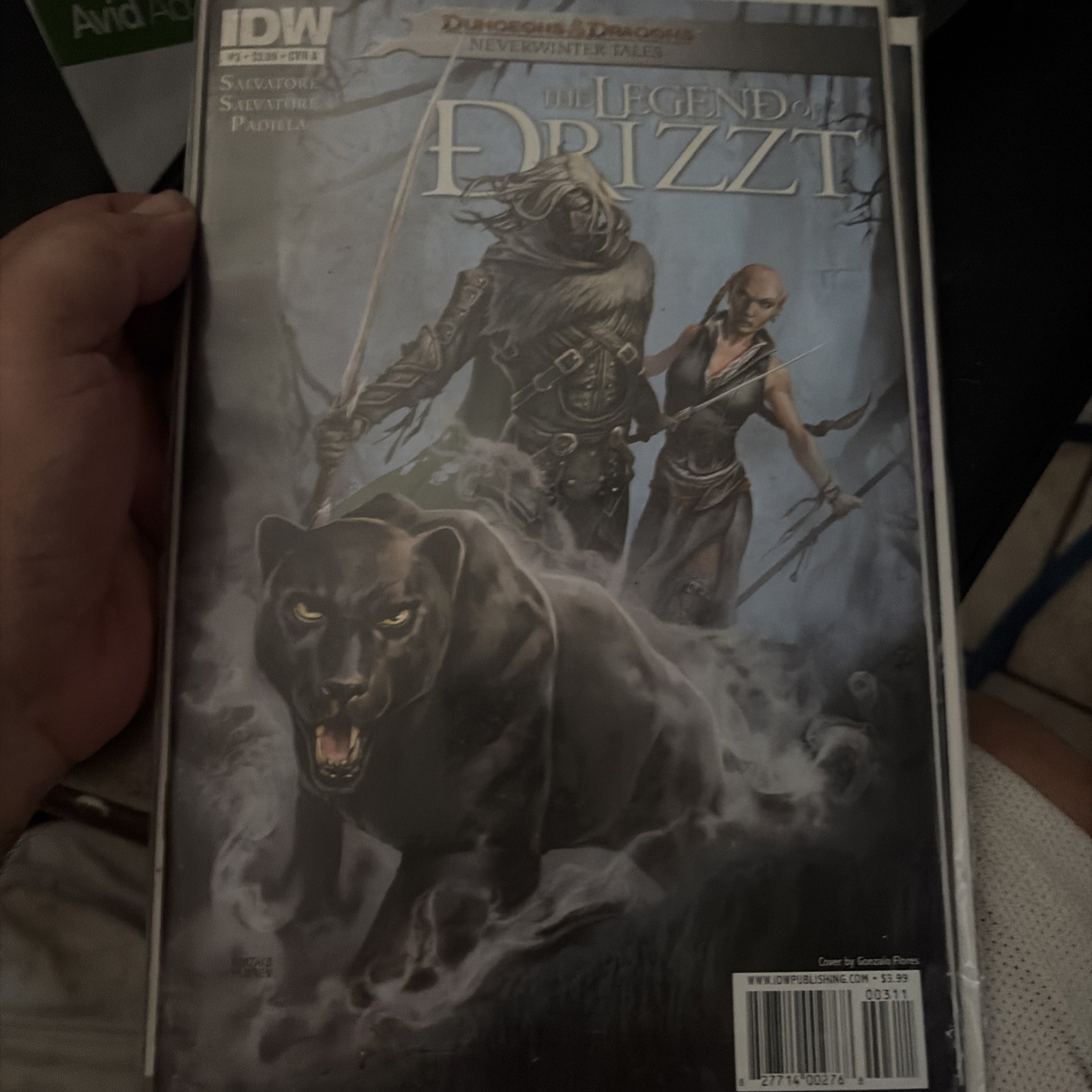 Dungeons & Dragons:The Legend of Drizzt: Neverwinter Tales #3 Variant -A 11/2011