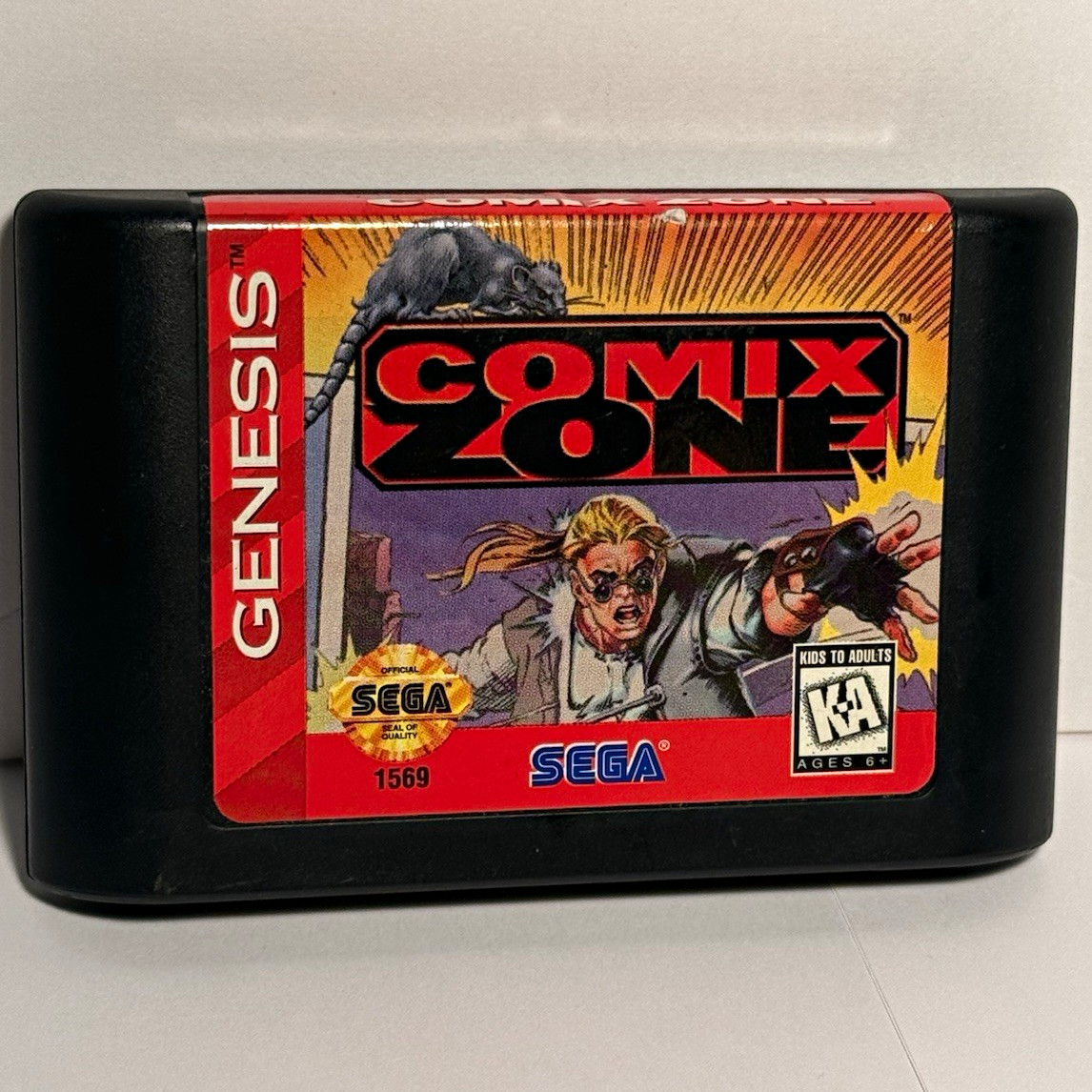 Comix Zone Sega Genesis 1995 Cartridge Only Tested Working SEGA