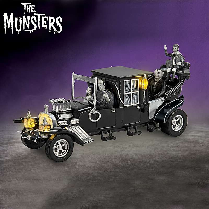 The Munsters Family Koach Lights Up And Plays TV Theme Song