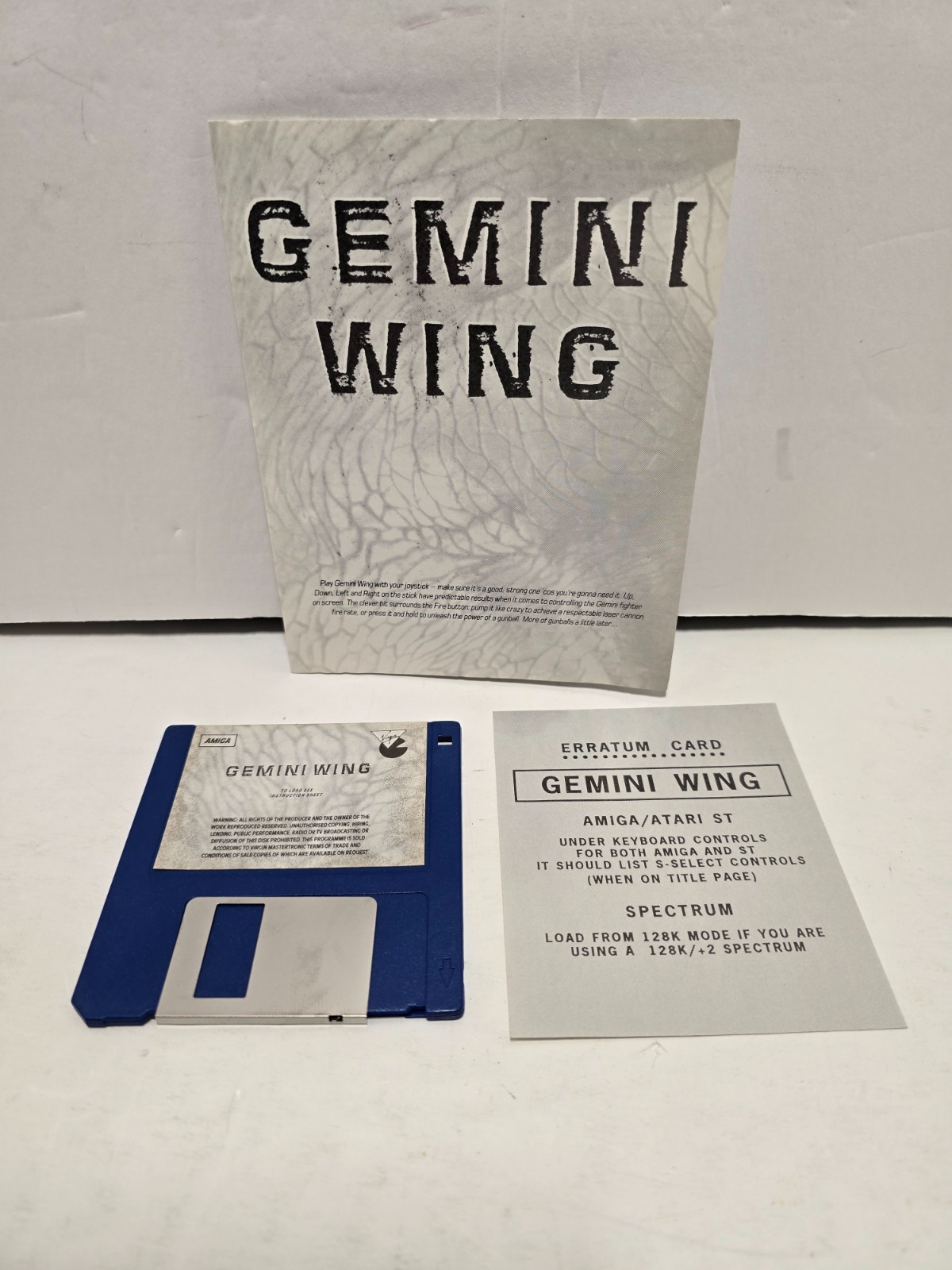 Gemini Wing w/ Manual & Inserts 3.5