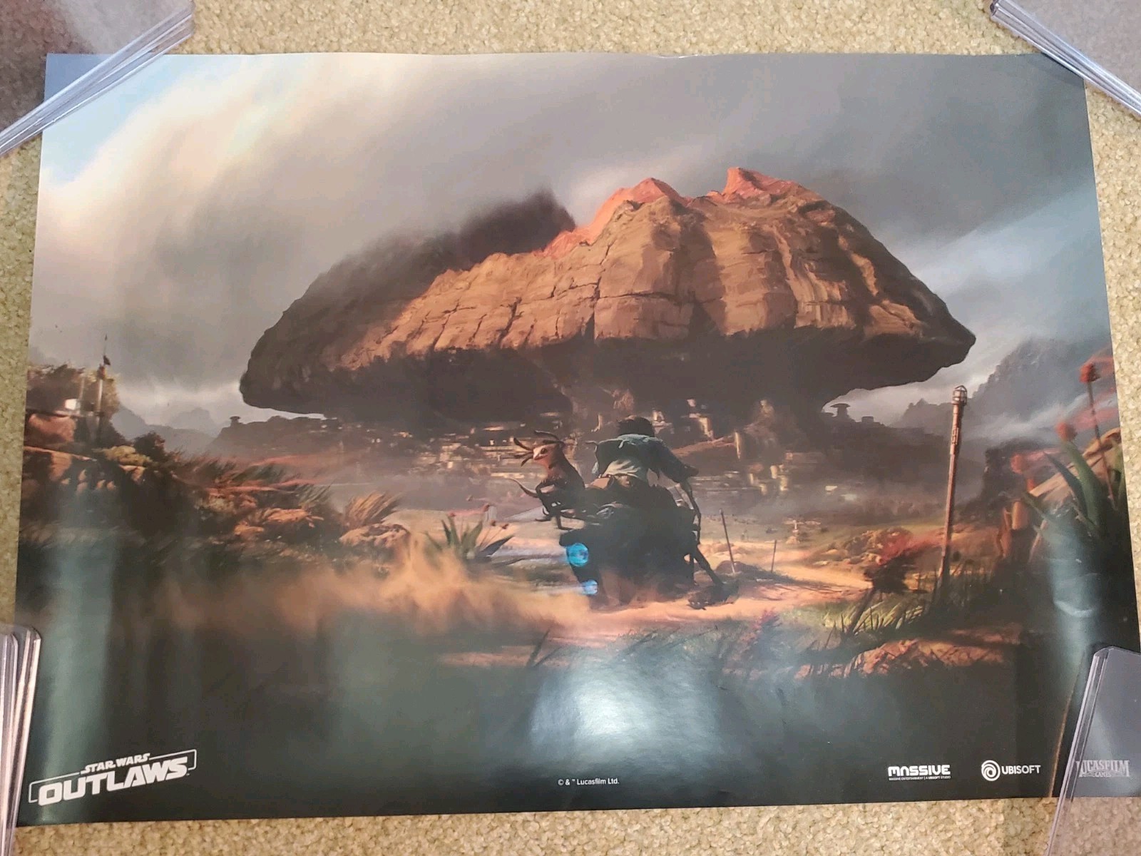 SDCC 2023 Star Wars: Outlaws CONCEPT ART POSTER Exclusive LIMITED EDITION Rare