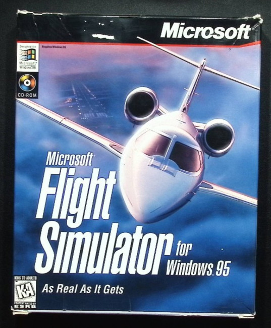 Microsoft Flight Simulator for Windows 95 - BIG BOX - (PC, 1996)