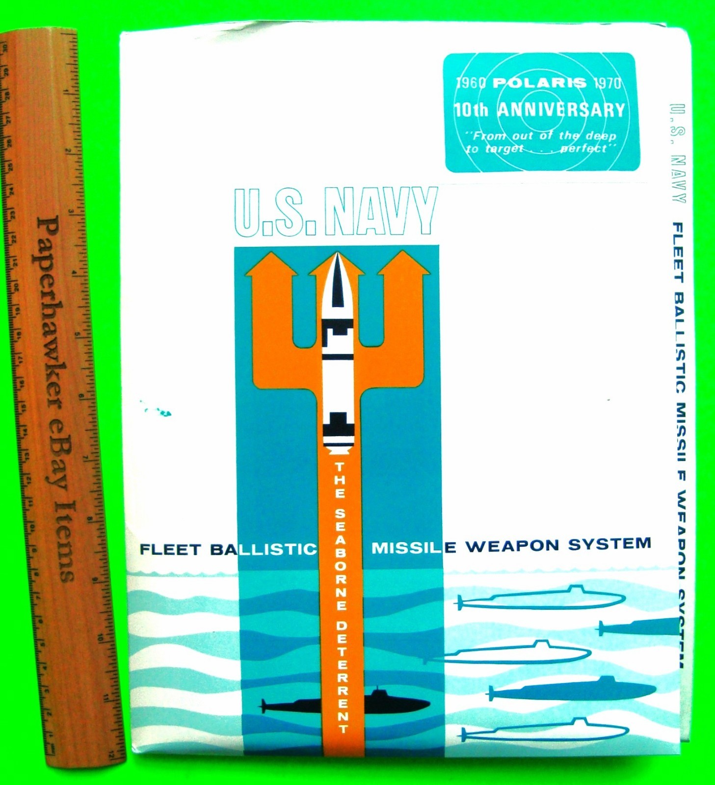 rare 1970 U.S. Navy POLARIS BALLISTIC MISSILE SYSTEM PRESS KIT Bob Carlisle XLNT