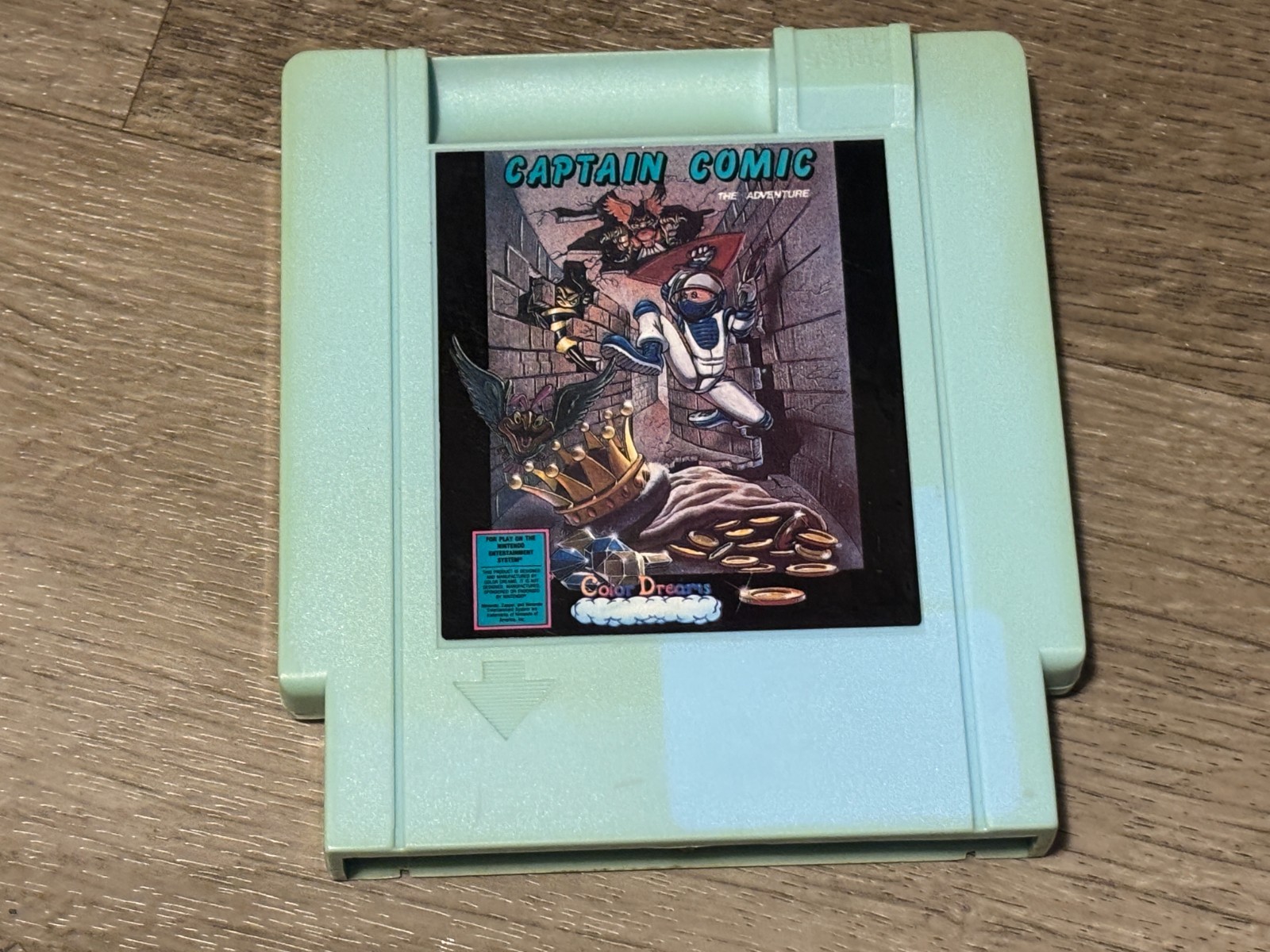 Captain Comic Nintendo Nes Cleaned & Tested Authentic