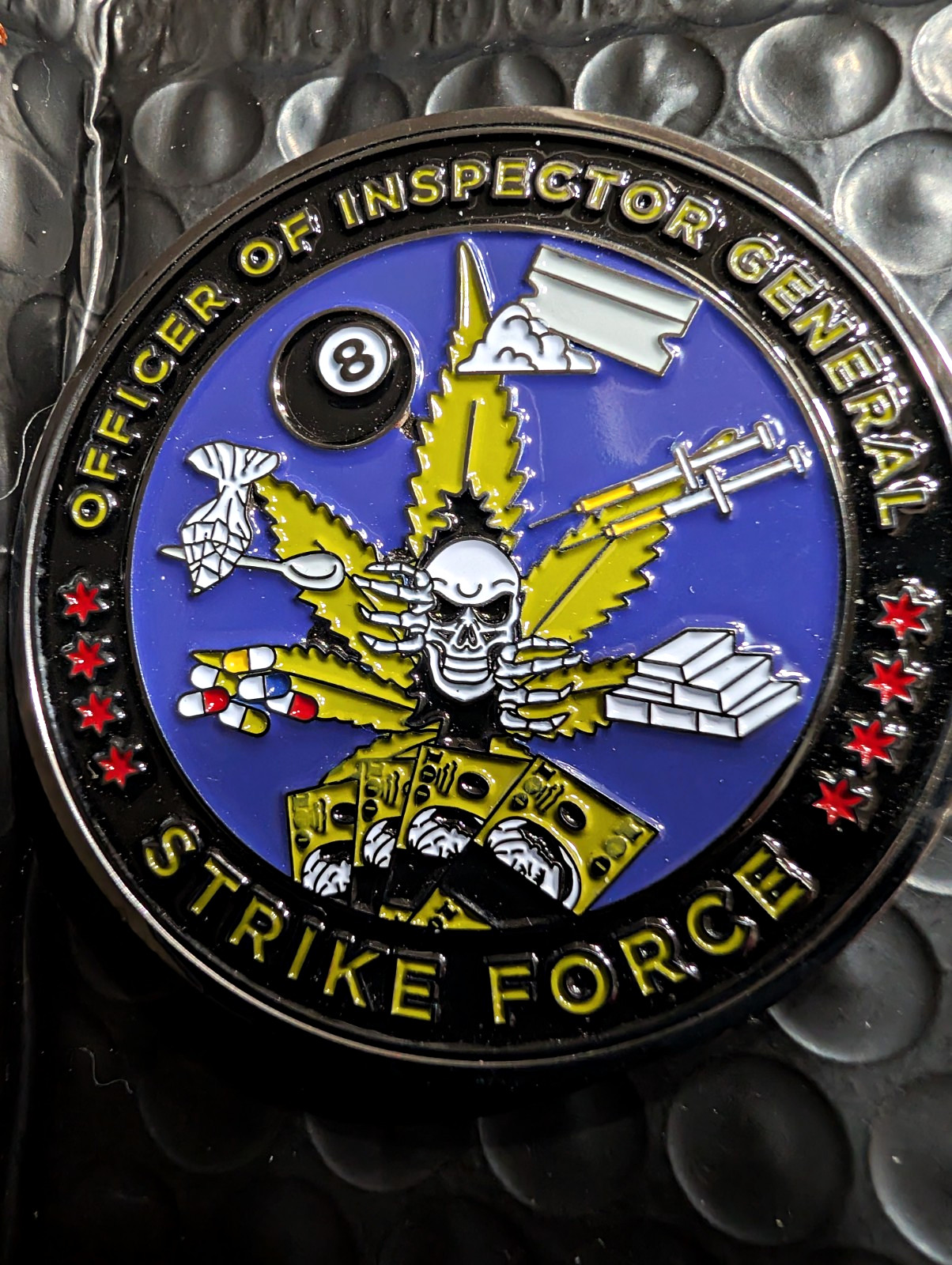 Texas State Police Inspector General Strike Force Challenge Coin