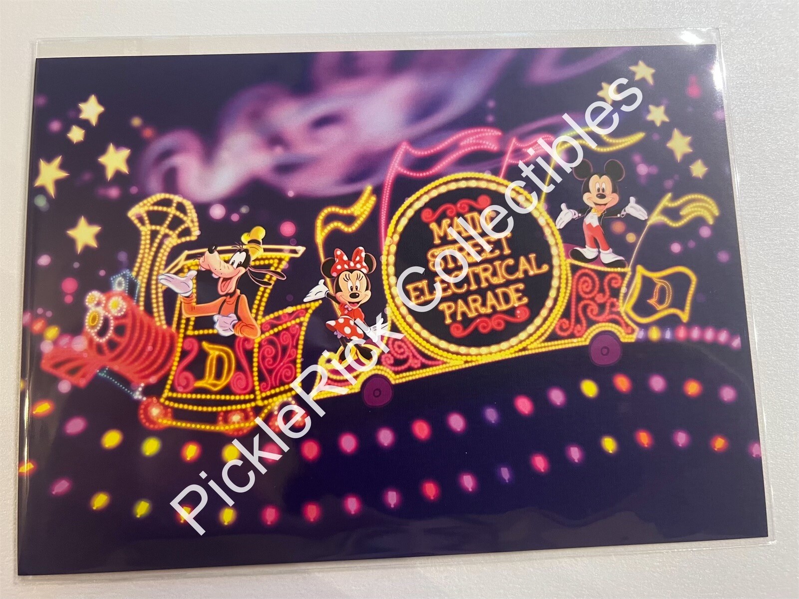Disney WonderGround 2025 The Electrical Parade By Larissa Brown 5 X 7 Postcard