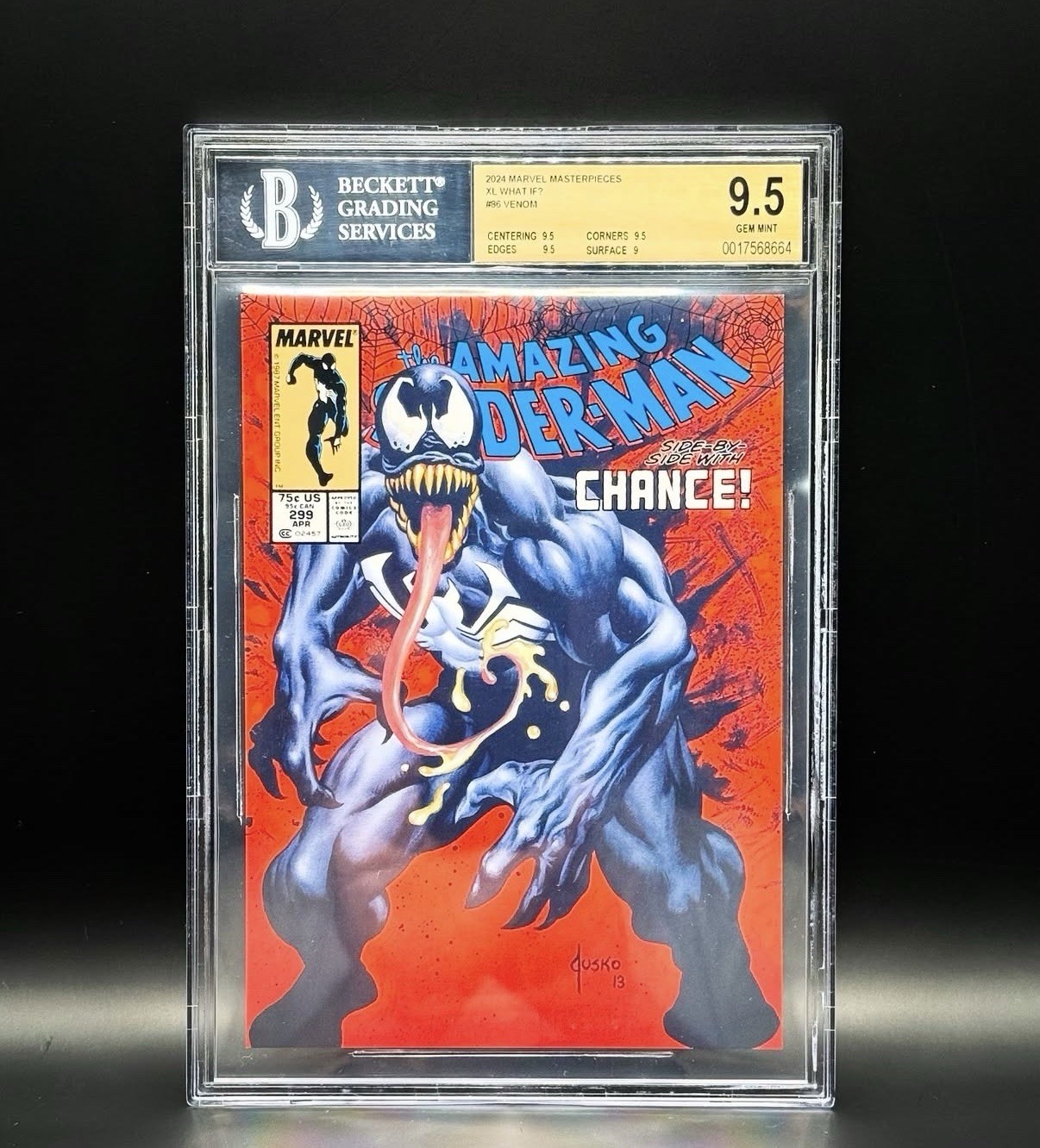 2024 Marvel Masterpieces XL #86 Venom What If? 2016 Jusko BGS 9.5 💎 Not PSA