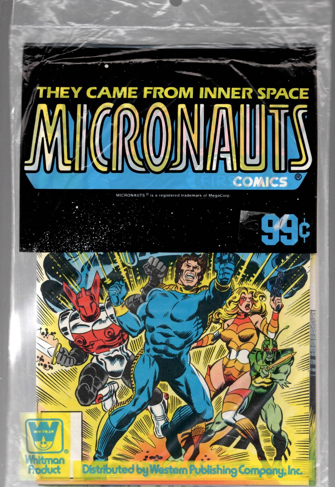 Micronauts #1 #2 #3 Sealed Whitman 3 issue multi pack Marvel Comics UNOPENED