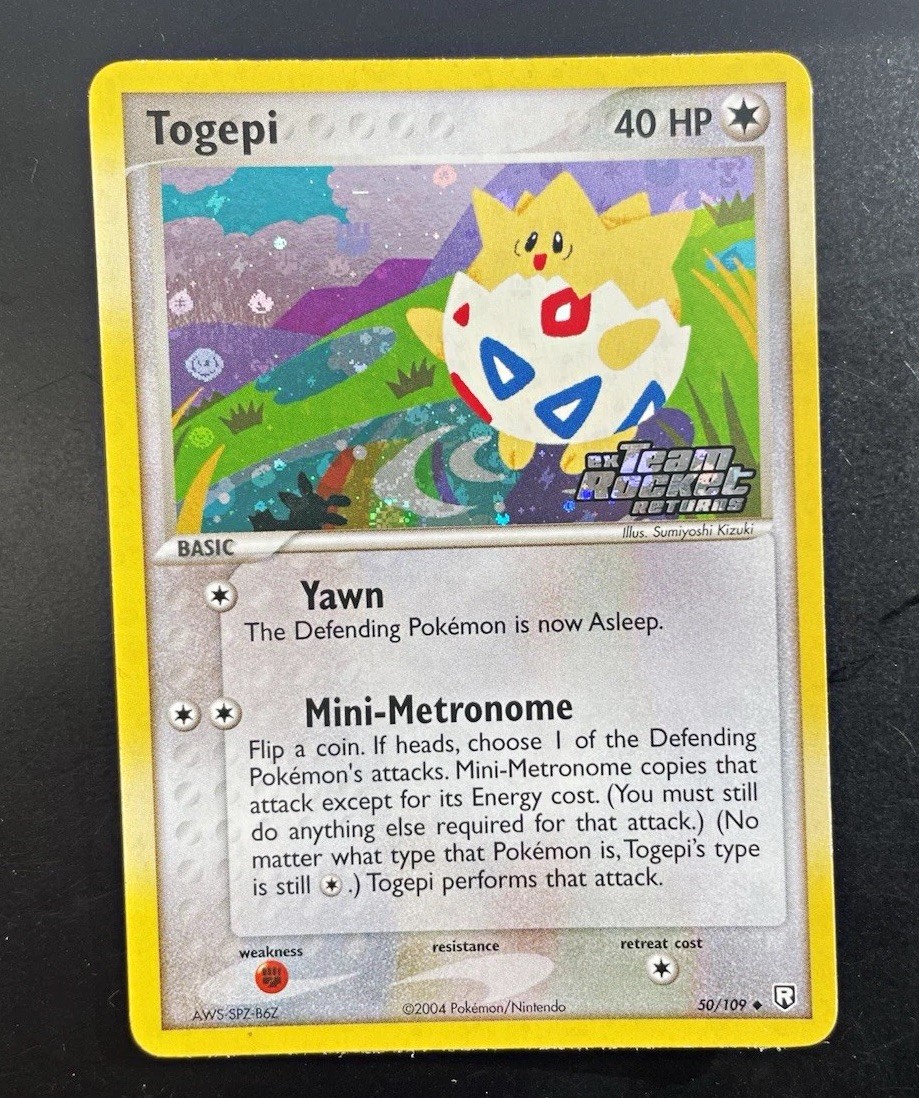 Togepi EX Team Rocket Returns 50/109 Reverse Holo Near Mint