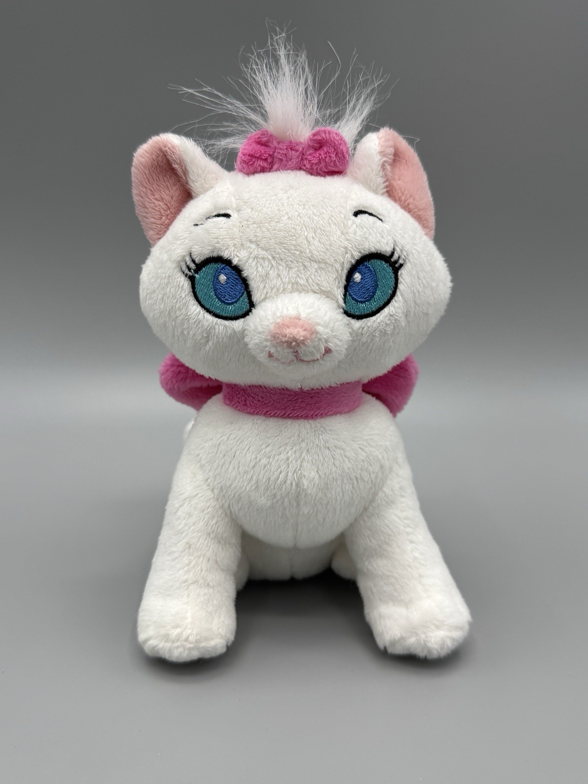 Disney Aristocats Marie White Cat Plush 7 Inch Stuffed Animal Just Play