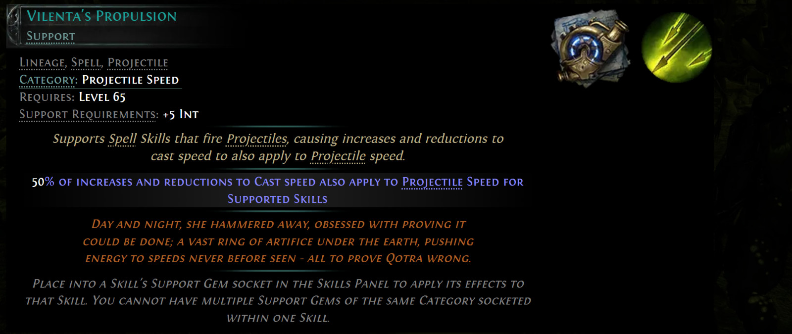 Lineage Support Gems / Unique Gem - Runes of Aldur Path of Exile 2 Poe