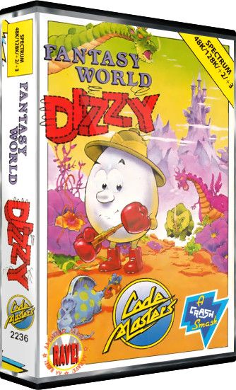 Sinclair ZX Spectrum 48K Game - FANTASY WORLD DIZZY - Codemasters - Tested