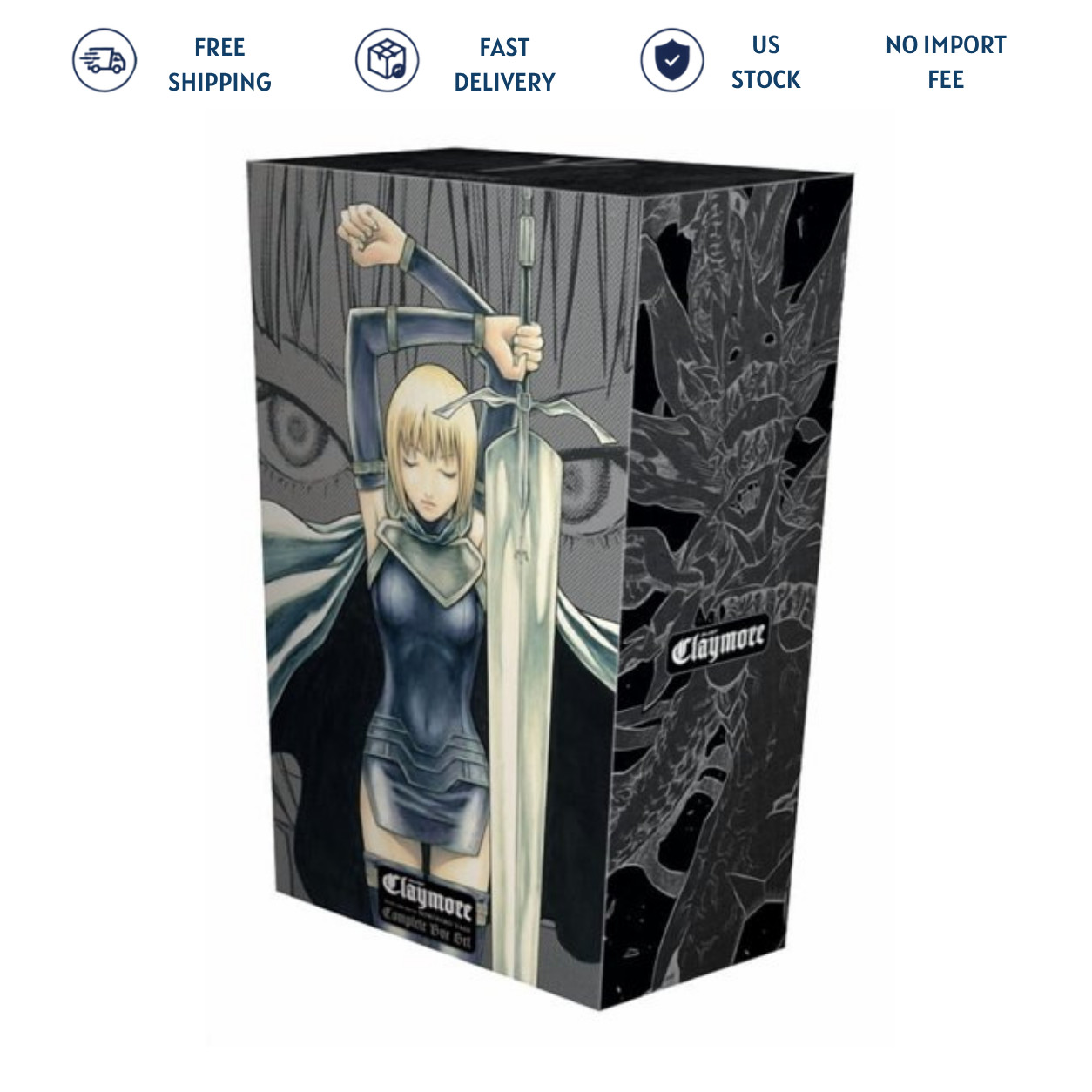 Claymore Complete Box Set Volumes 1-27 Paperback Manga 27 Books