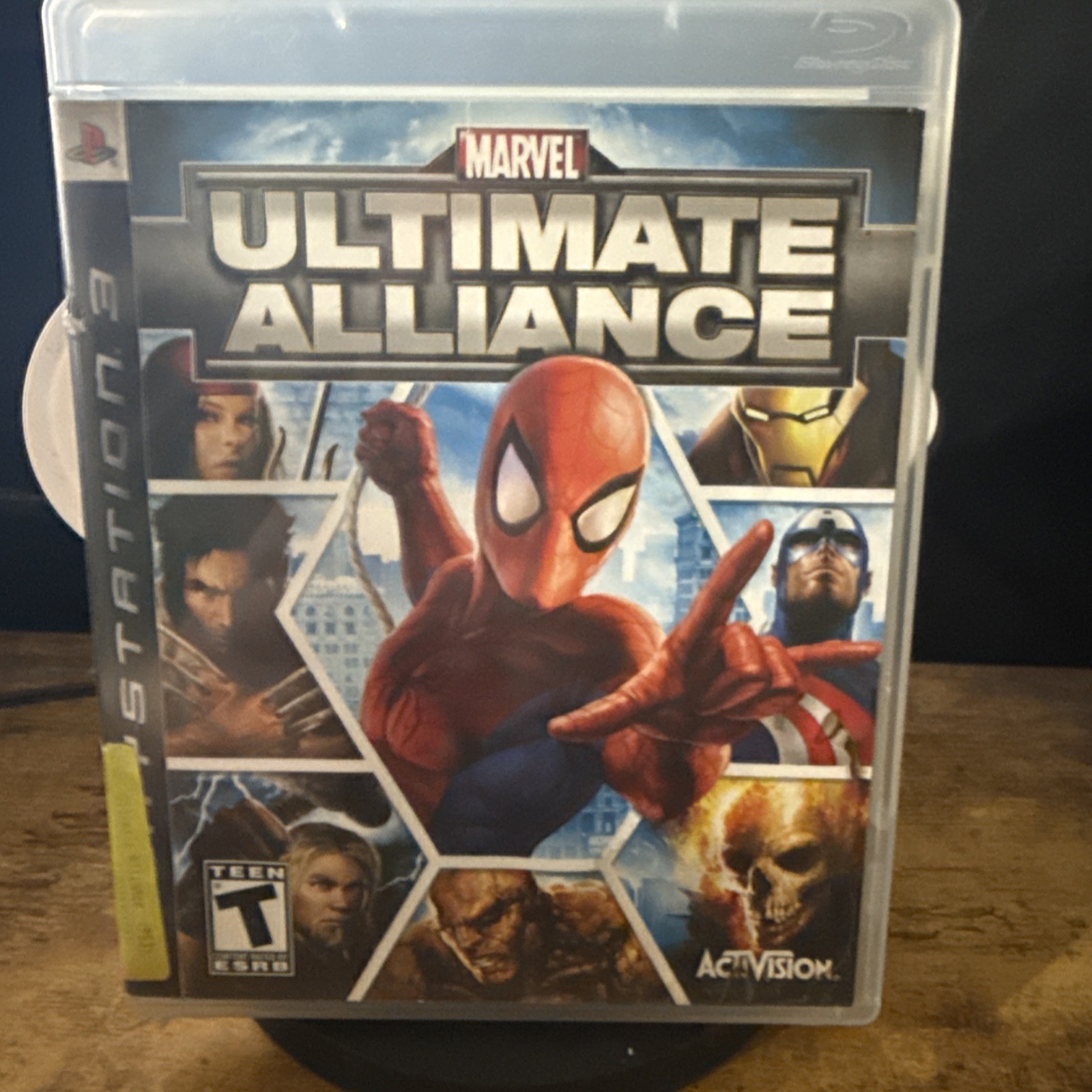 Marvel: Ultimate Alliance - Sony PlayStation 3 (2006)CIB INSIDEART WATER DAMAGE
