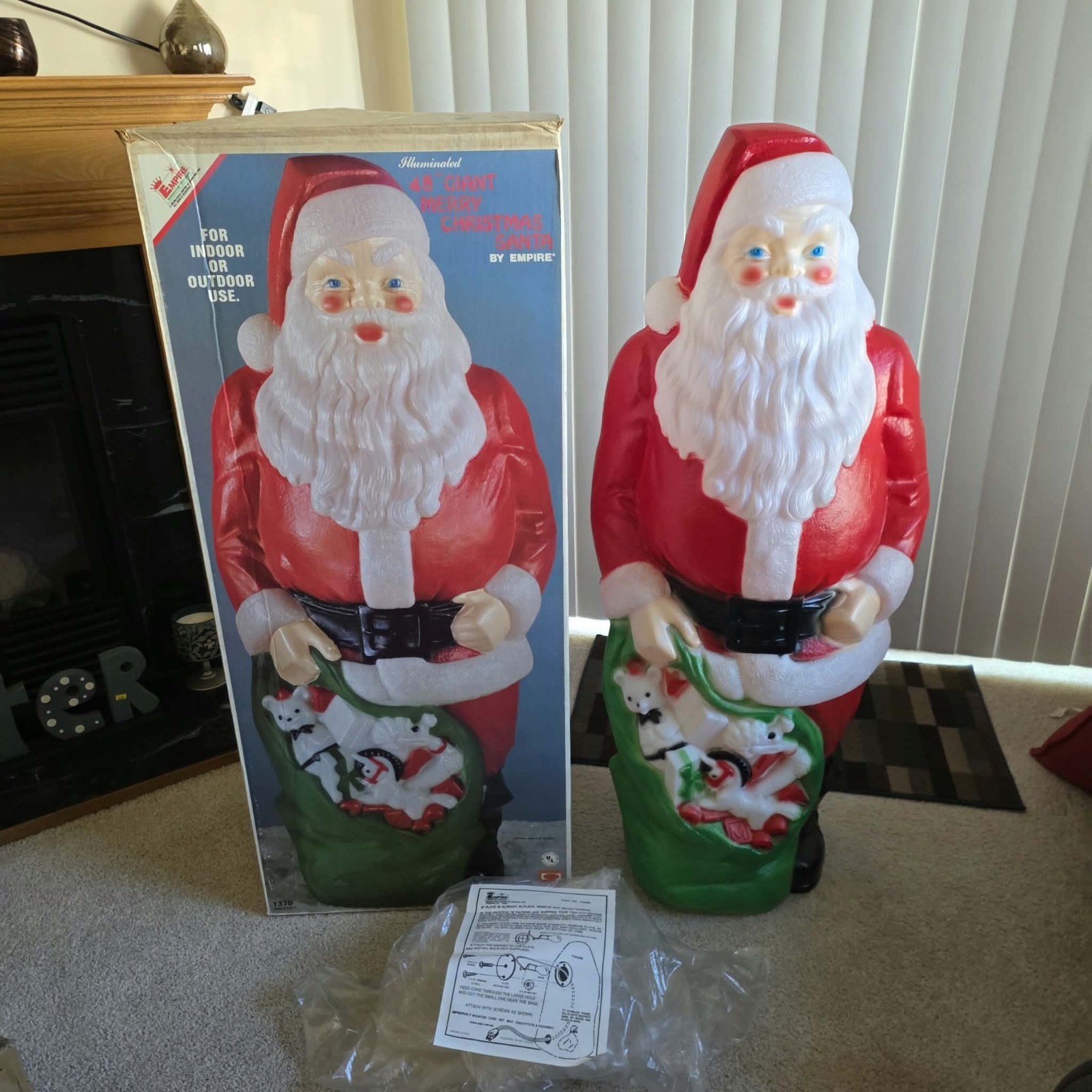 EMPIRE BLOW MOLD GIANT SANTA 48\