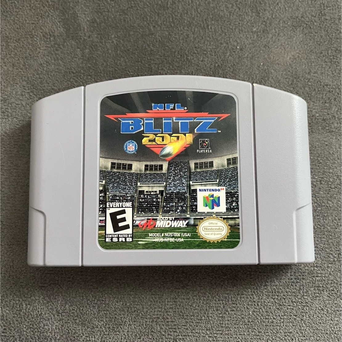 Midway NFL Blitz 2001 (Nintendo 64) N64 Cartridge Only NTSC-U/C Football